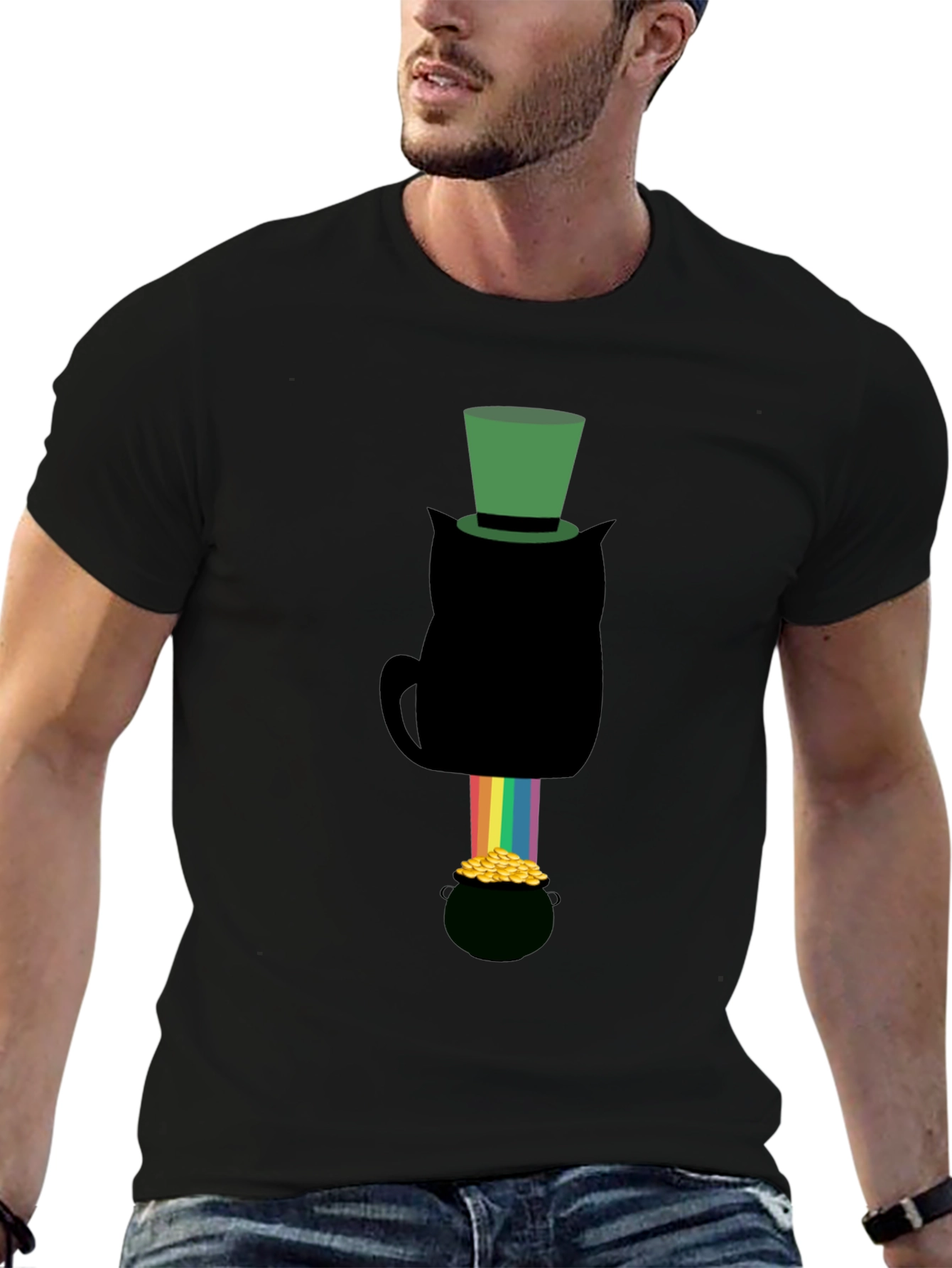St. Patricks Day Cat T-Shirt