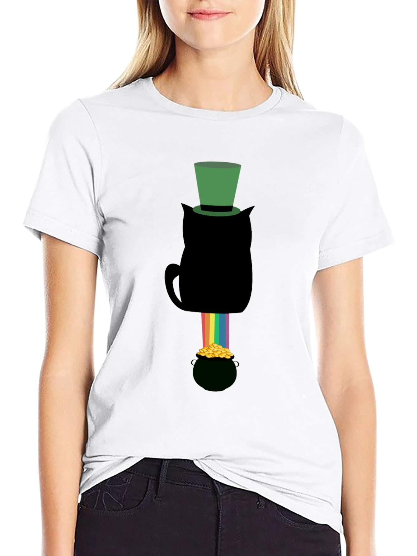 St. Patricks Day Cat T-Shirt