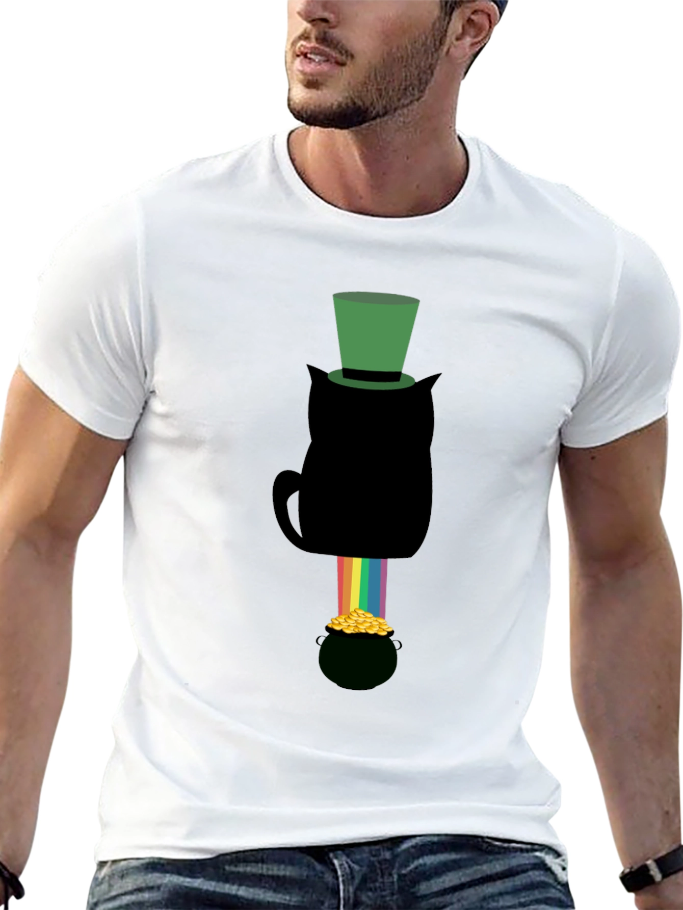 St. Patricks Day Cat T-Shirt