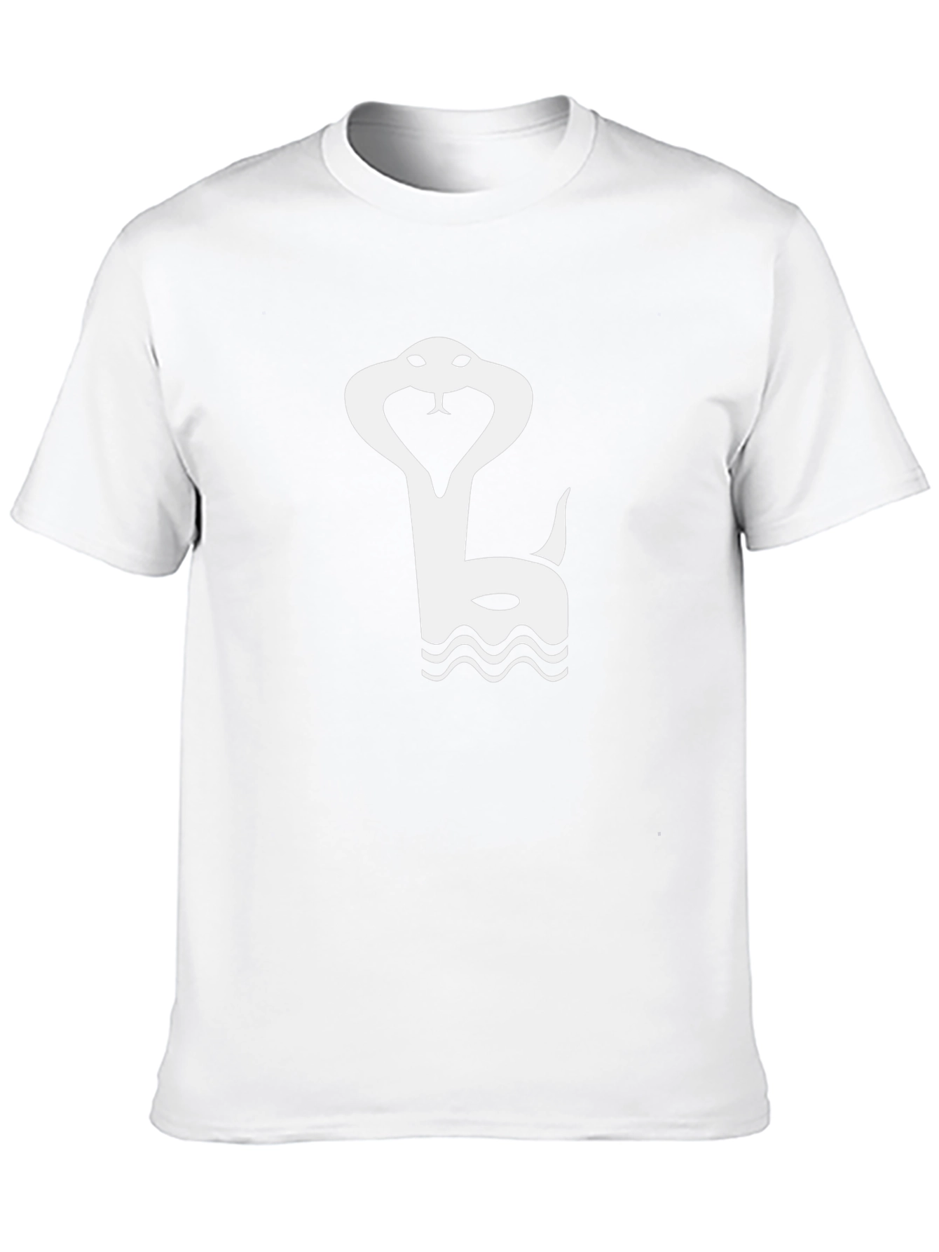 Black Snake Graphic Tee - Stylish Cobra Design