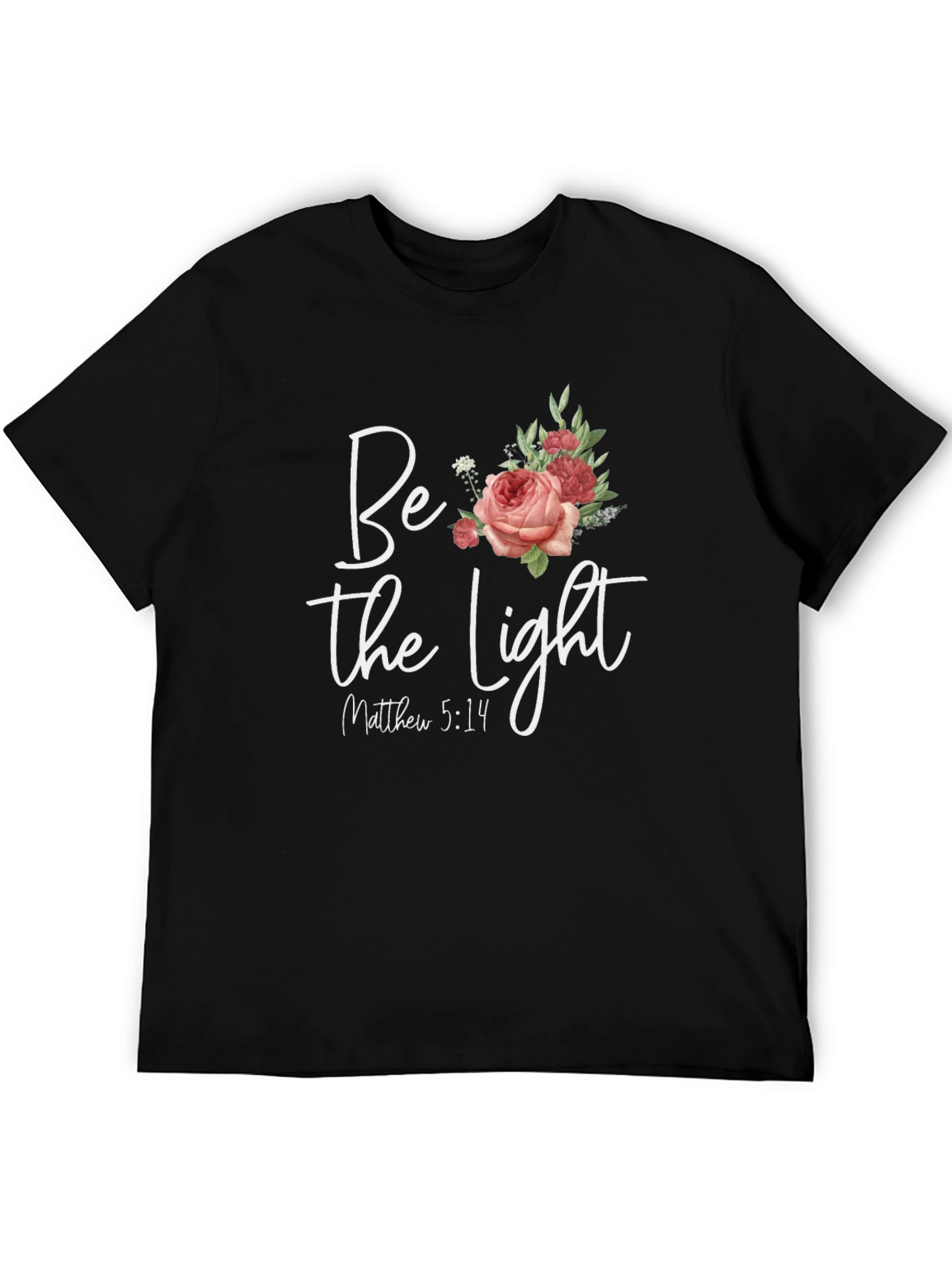 Be the Light Floral Graphic Tee