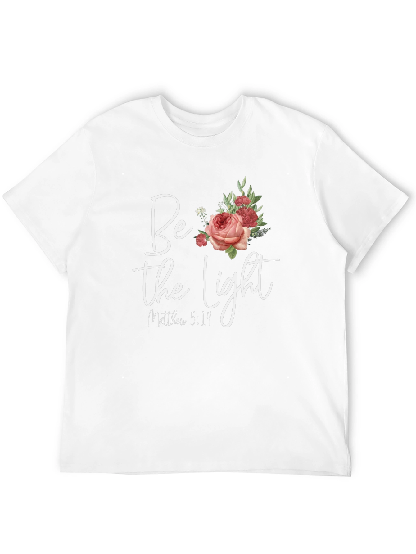 Be the Light Floral Graphic Tee