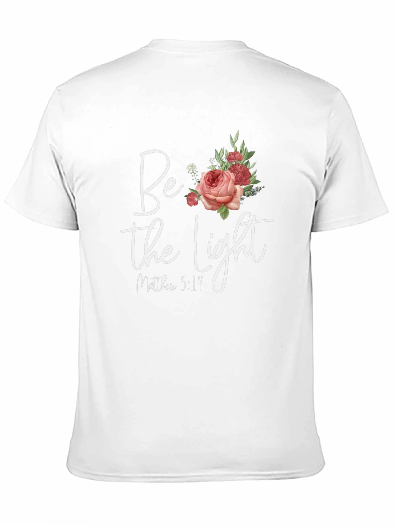Be the Light Floral Graphic Tee