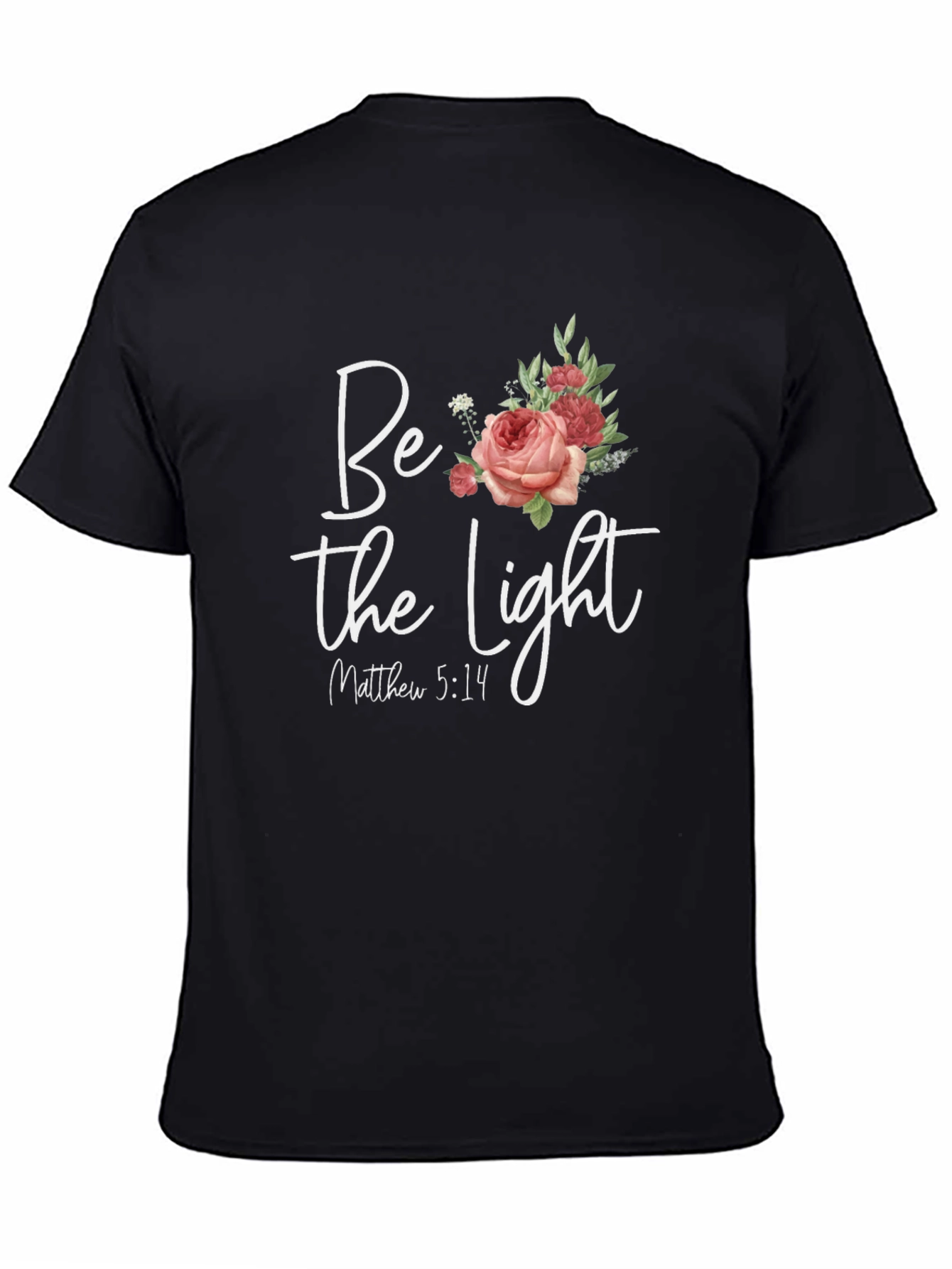Be the Light Floral Graphic Tee