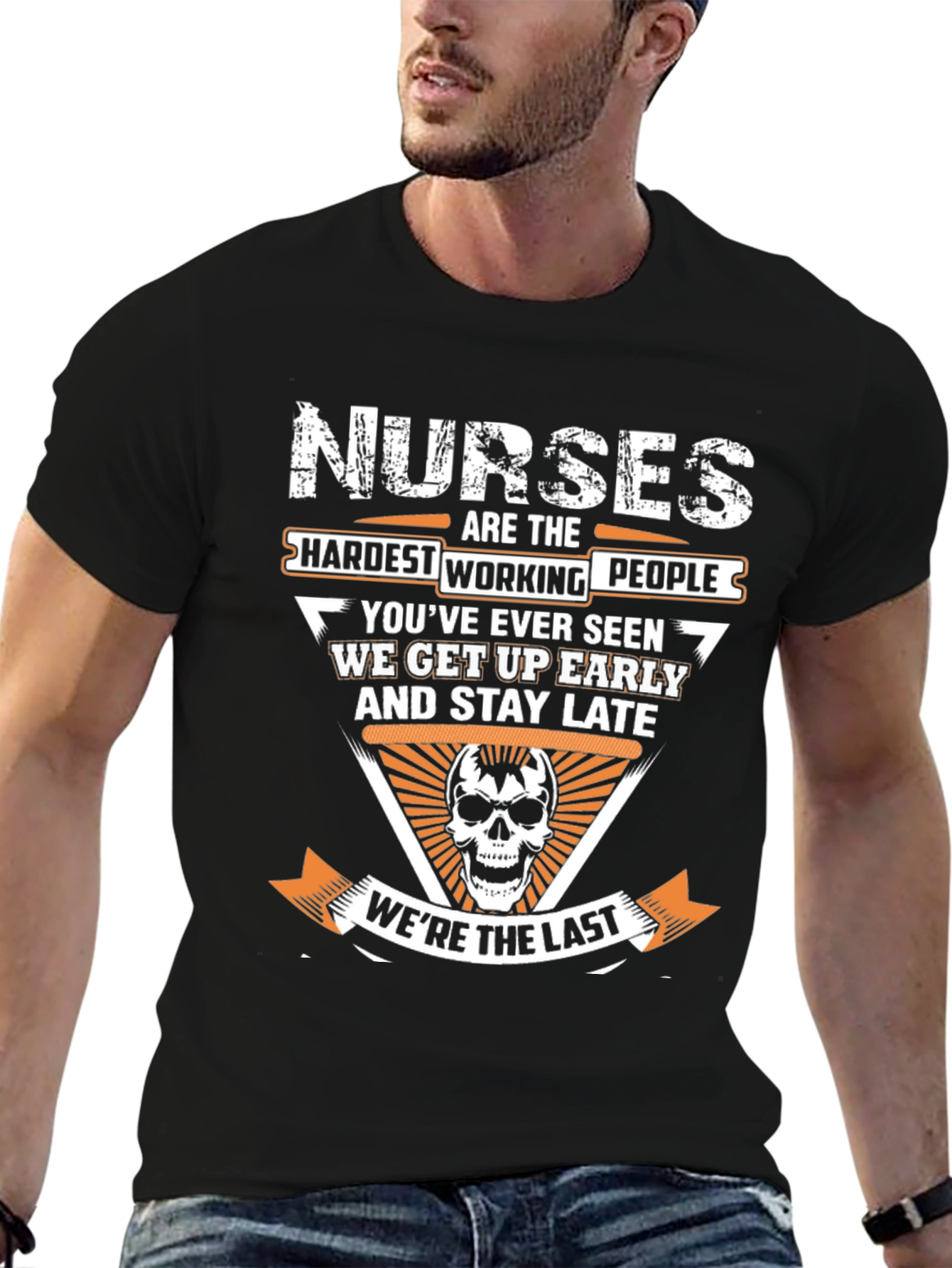 Nurses Hardest Working People Graphic T-Shirt