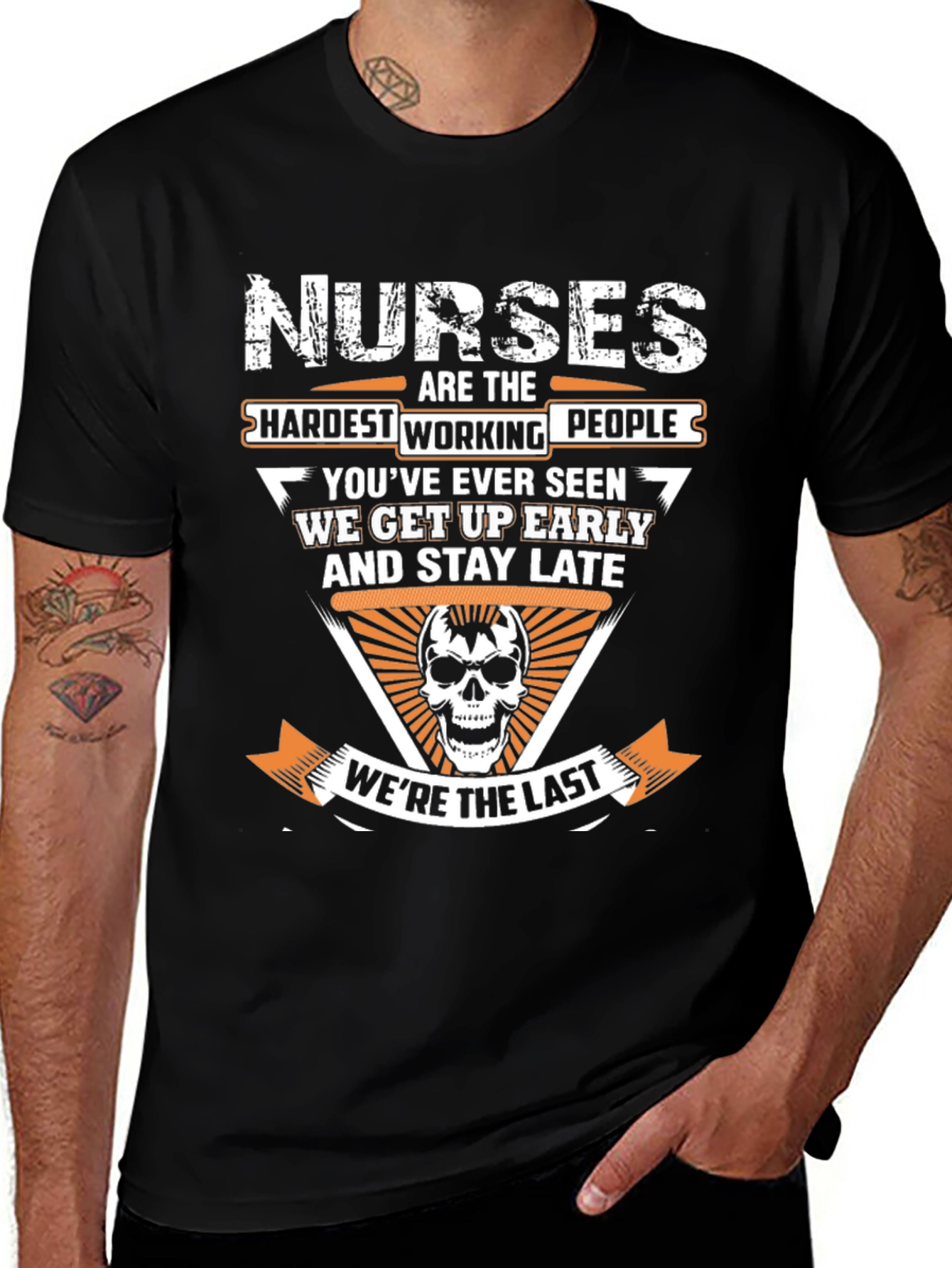 Nurses Hardest Working People Graphic T-Shirt