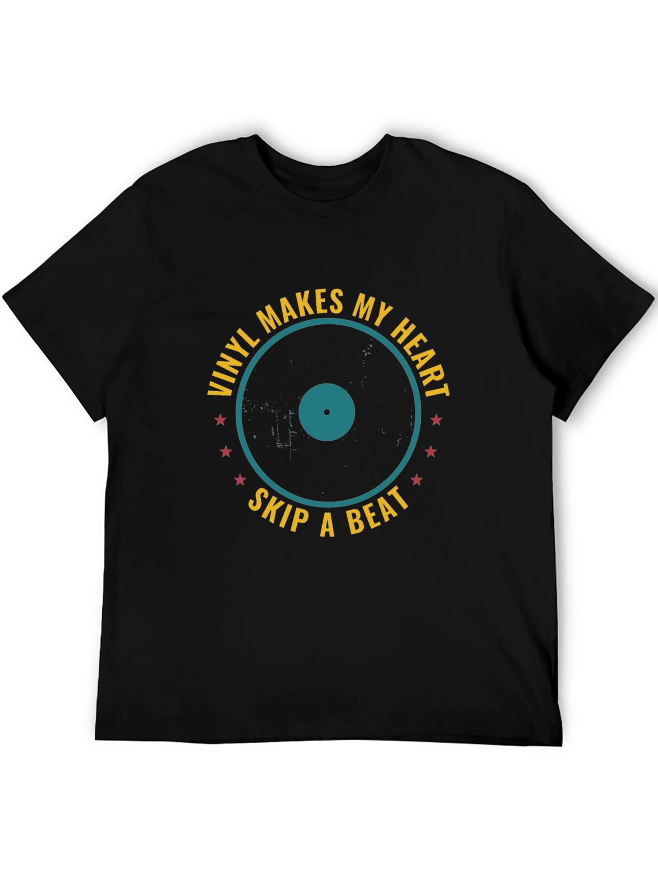 Vinyl Makes My Heart Skip A Beat T-Shirt