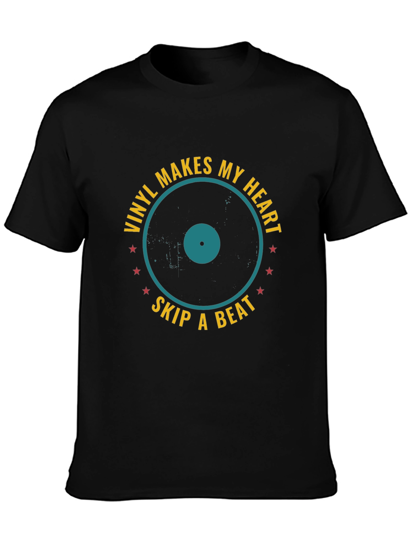 Vinyl Makes My Heart Skip A Beat T-Shirt