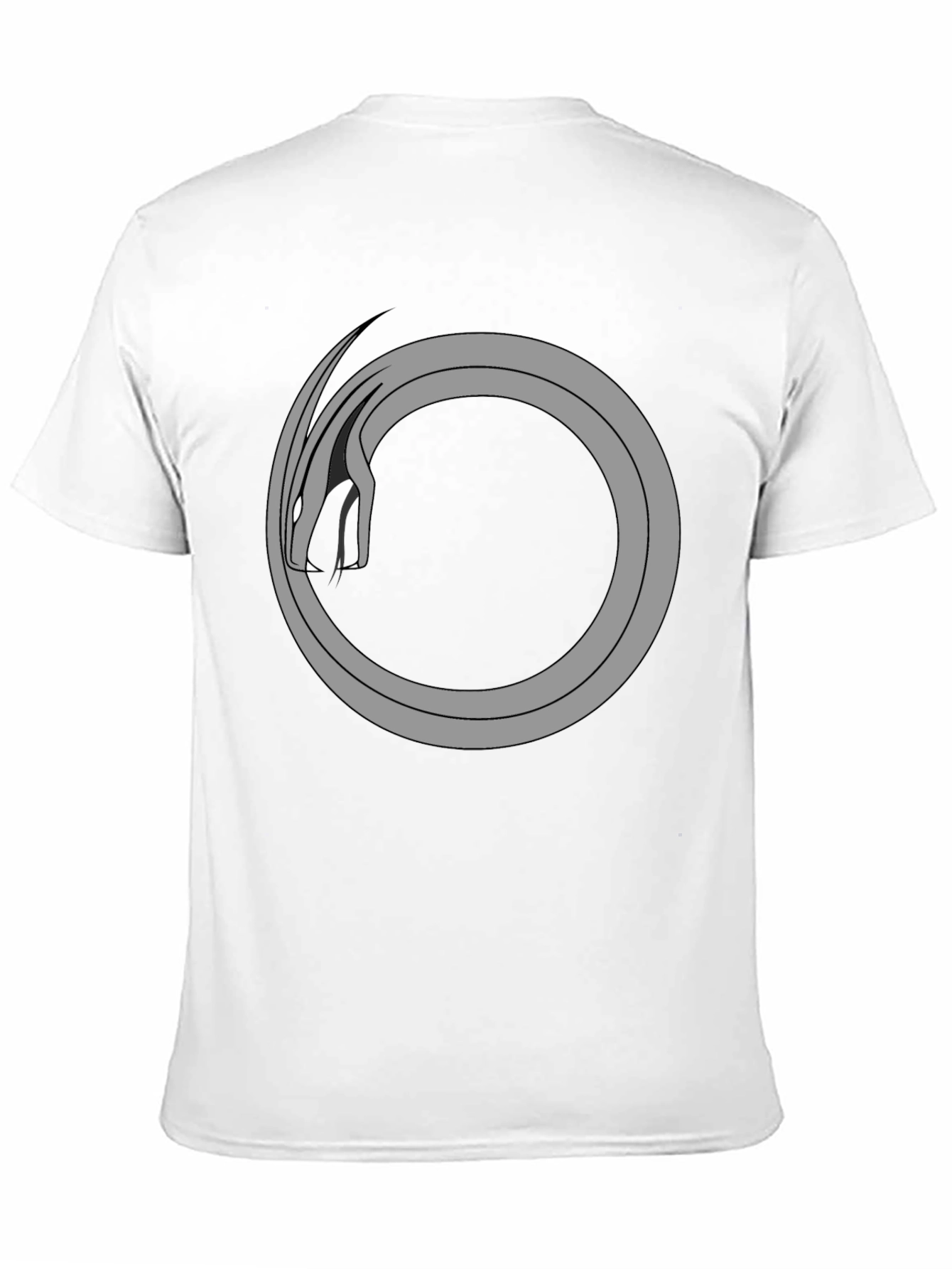 Ouroboros Dragon Graphic T-Shirt - Symbolic Style
