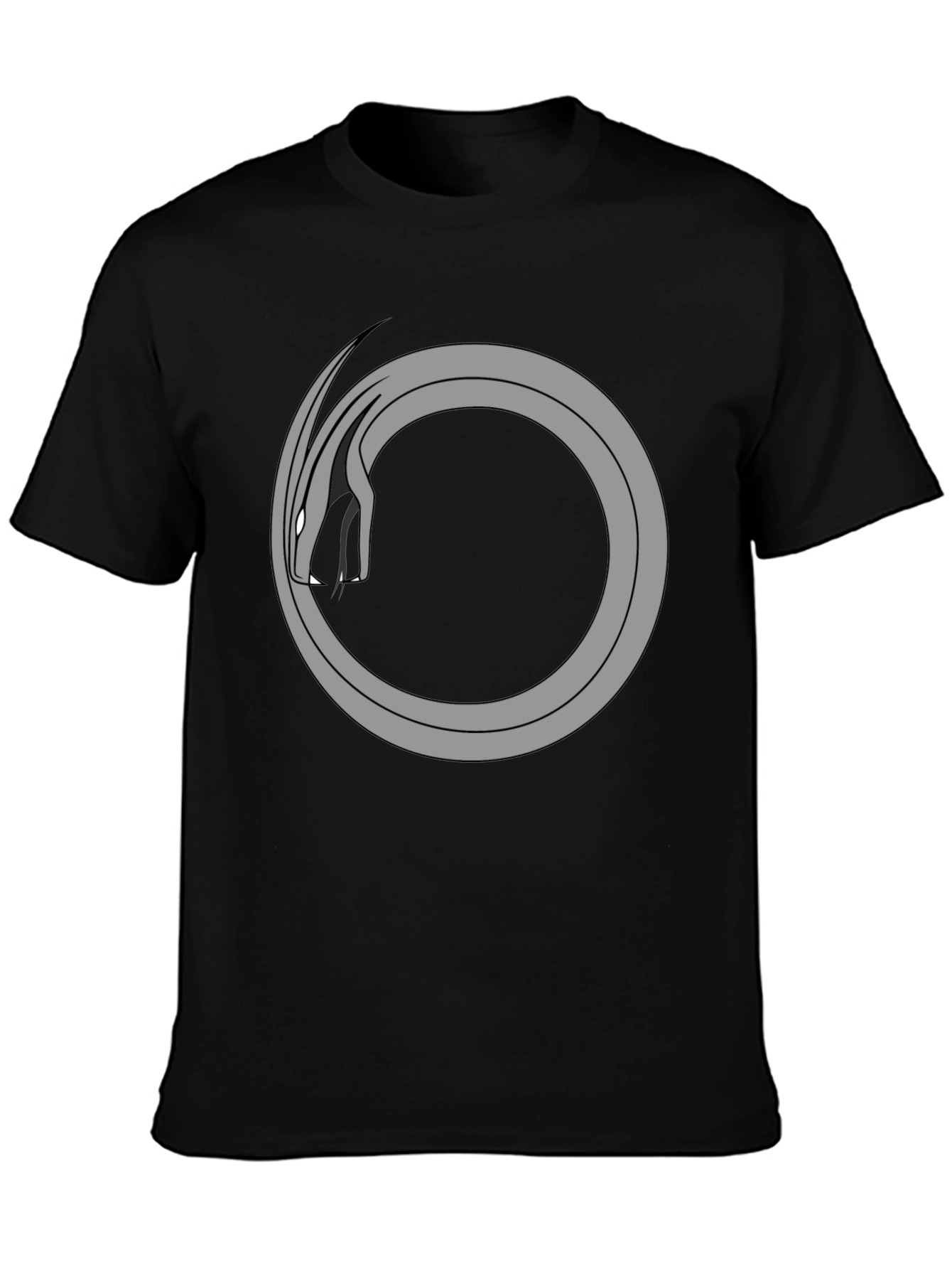 Ouroboros Dragon Graphic T-Shirt - Symbolic Style