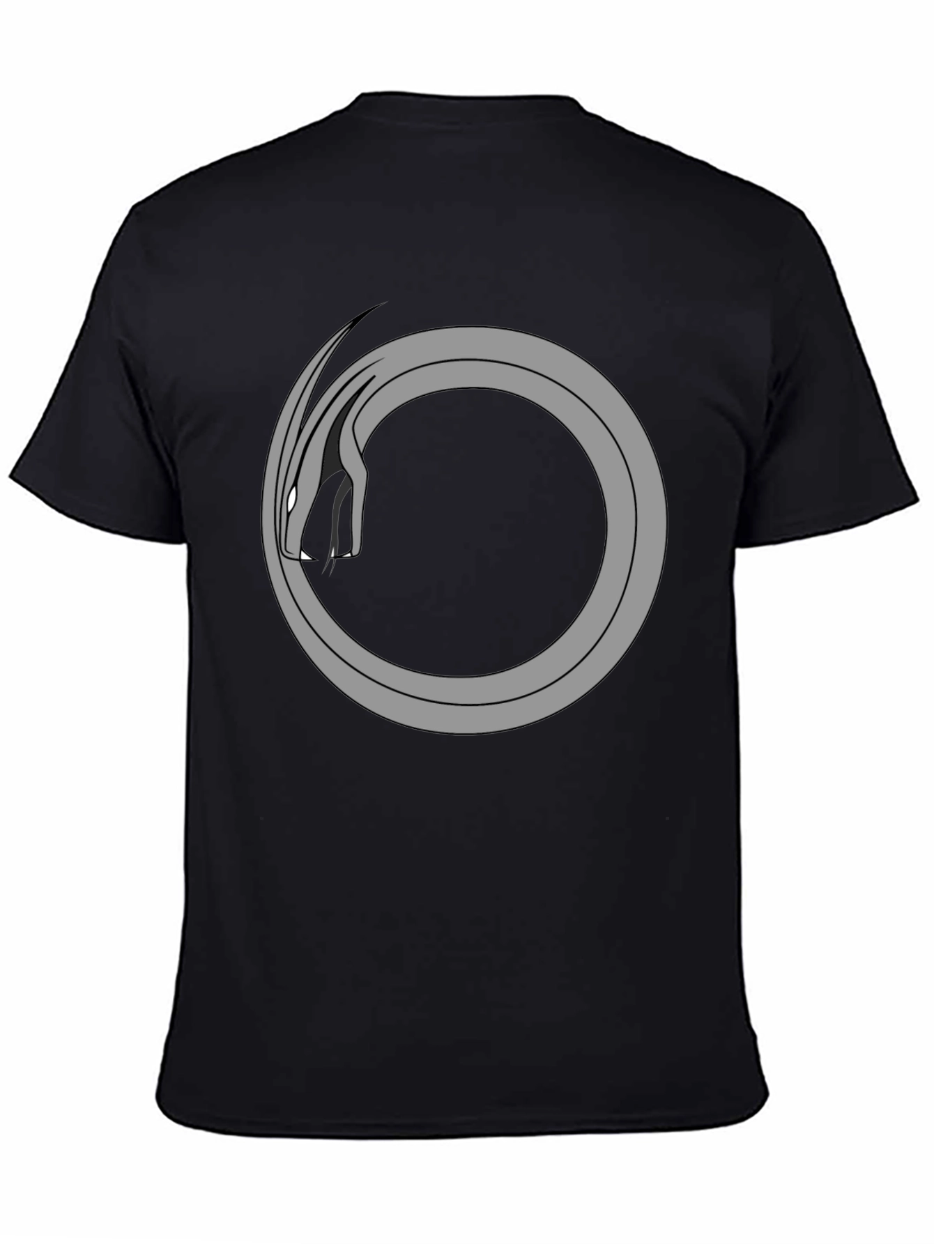 Ouroboros Dragon Graphic T-Shirt - Symbolic Style
