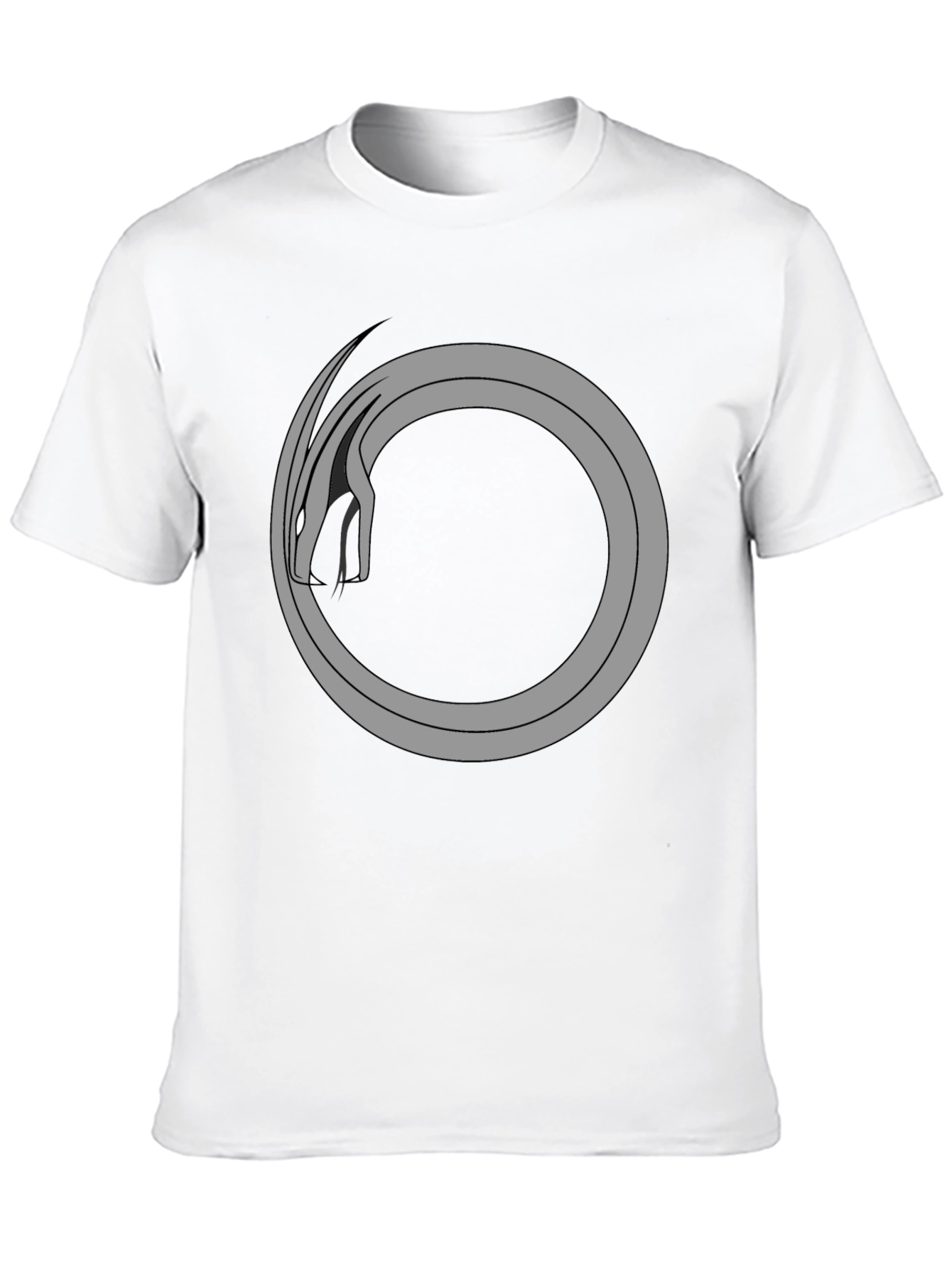 Ouroboros Dragon Graphic T-Shirt - Symbolic Style