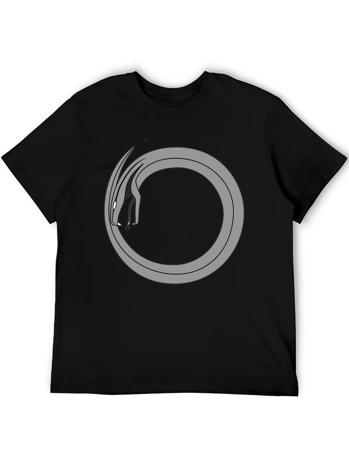 Ouroboros Dragon Graphic T-Shirt - Symbolic Style