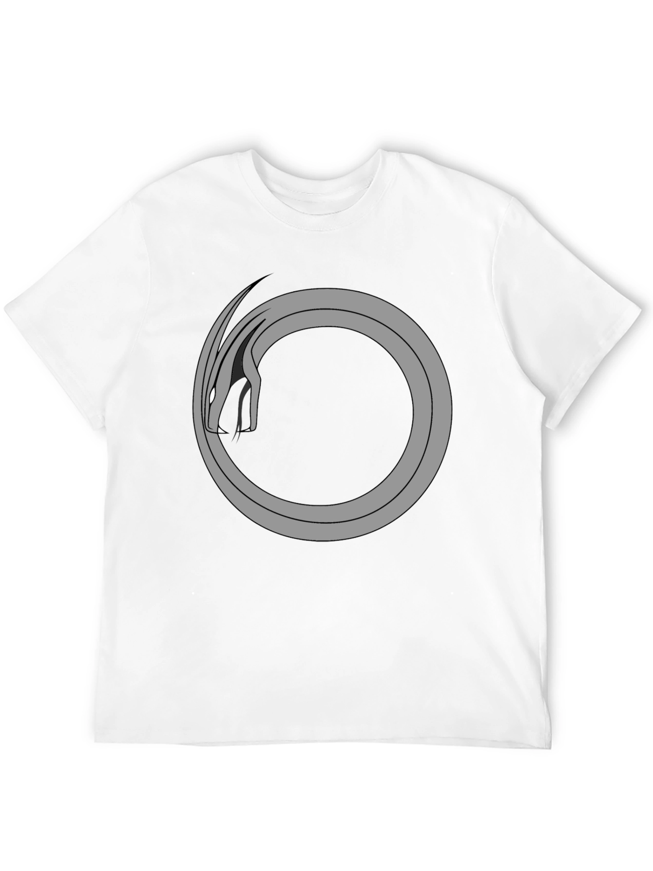 Ouroboros Dragon Graphic T-Shirt - Symbolic Style