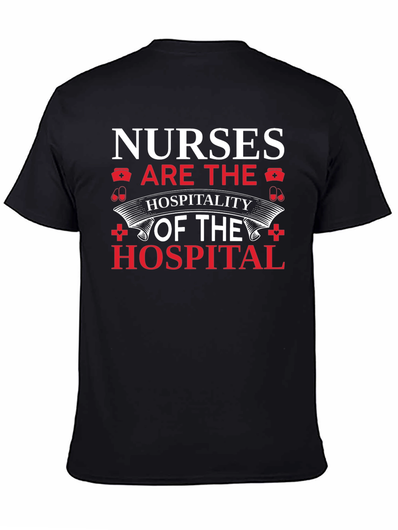 Nurses Hospitality T-Shirt - Black