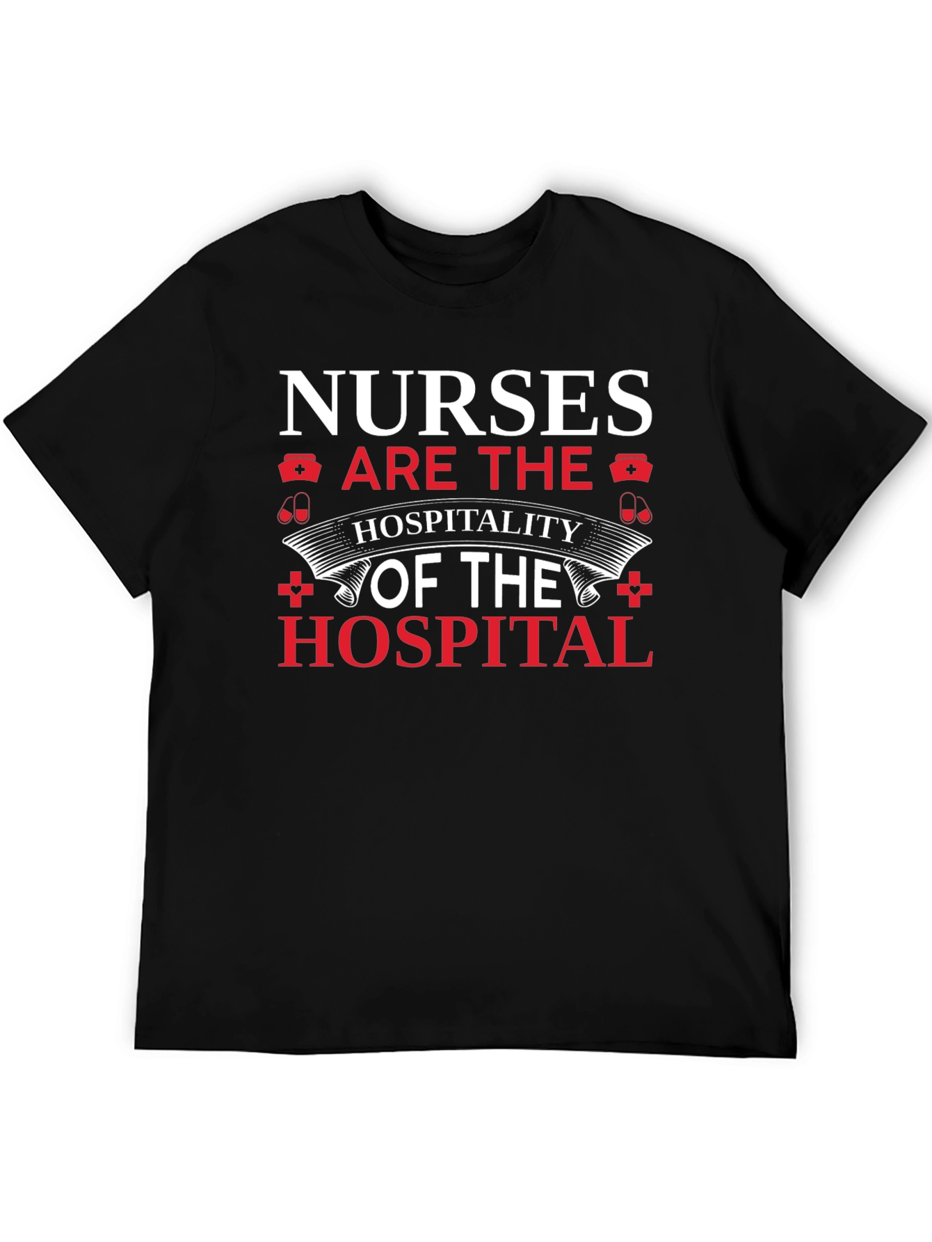Nurses Hospitality T-Shirt - Black
