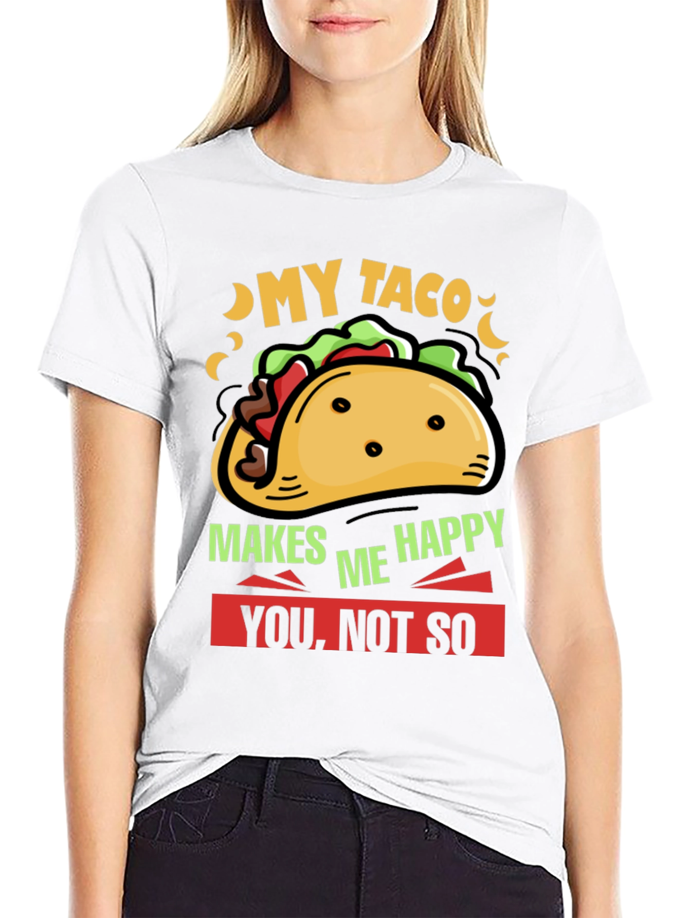 My Taco Makes Me Happy Graphic Tee
