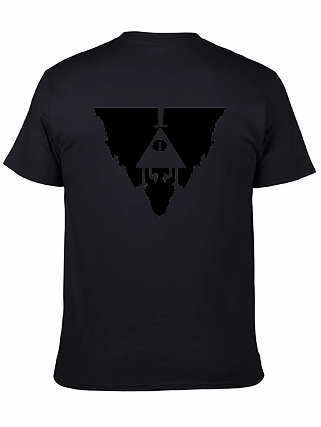 Gravity Falls Bill Cipher Inverted Black T-Shirt