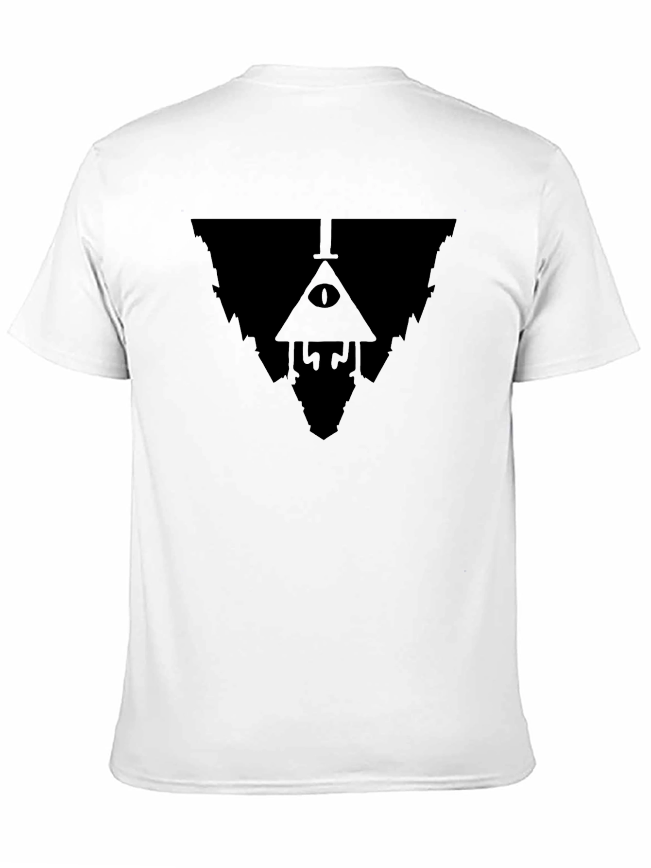 Gravity Falls Bill Cipher Inverted Black T-Shirt
