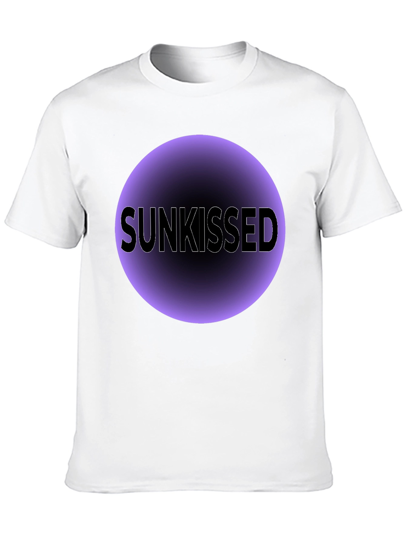 Sunkissed Graphic Tee - Soft Black Cotton Blend