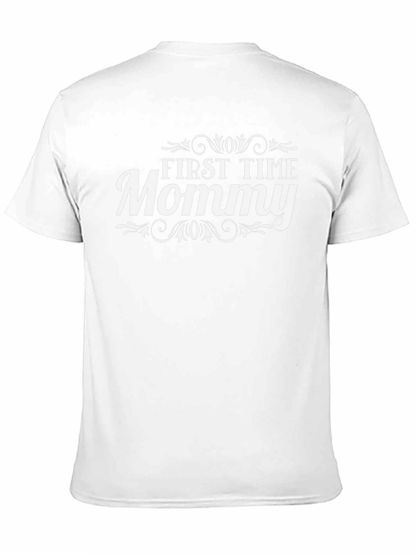 First Time Mommy Black T-Shirt