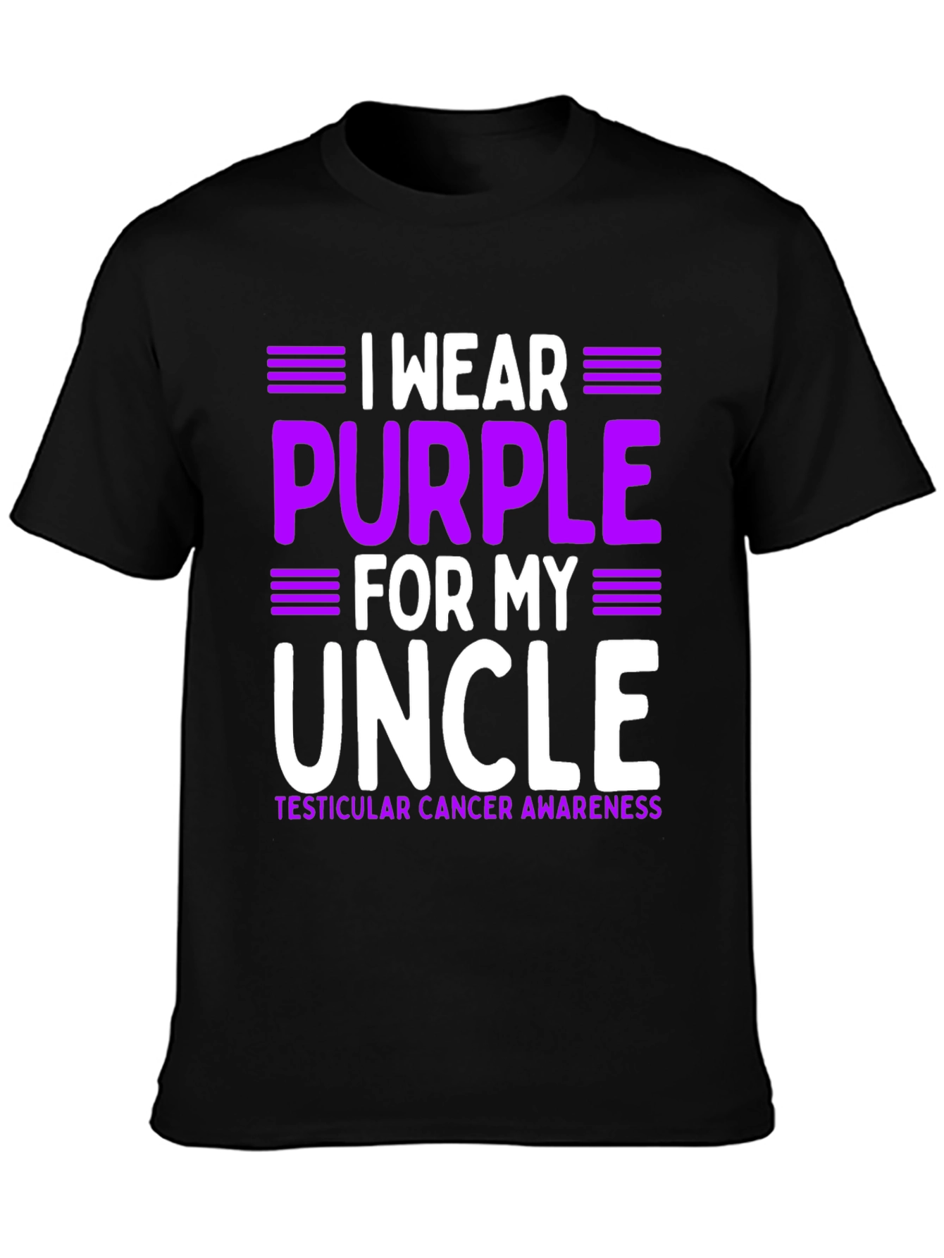 Purple Uncle Awareness T-Shirt