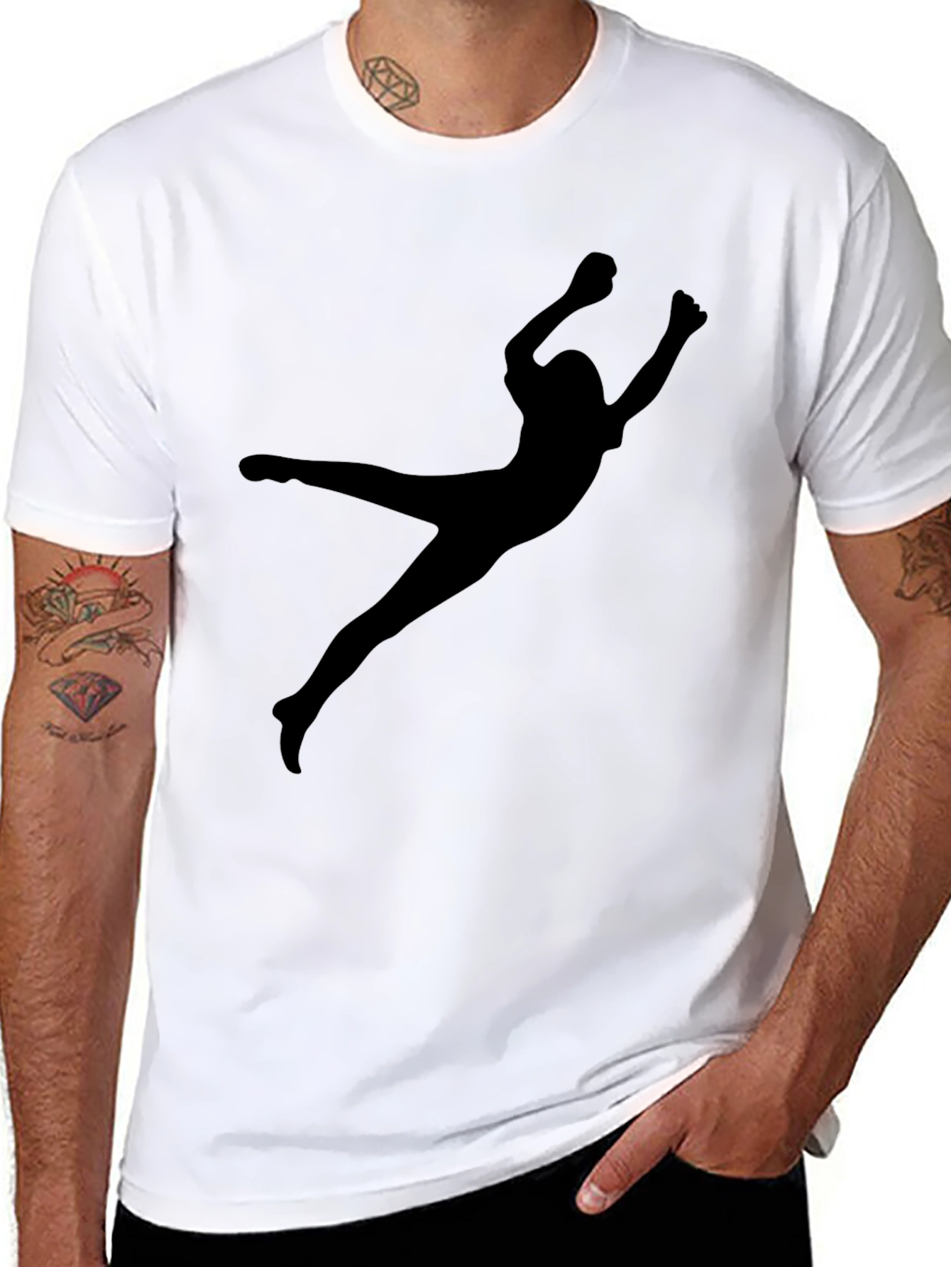 Silhouette Gymnast T-Shirt - Athletic Style
