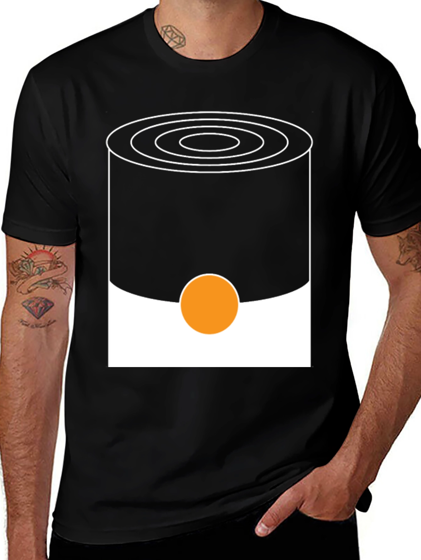Abstract Can Graphic Tee