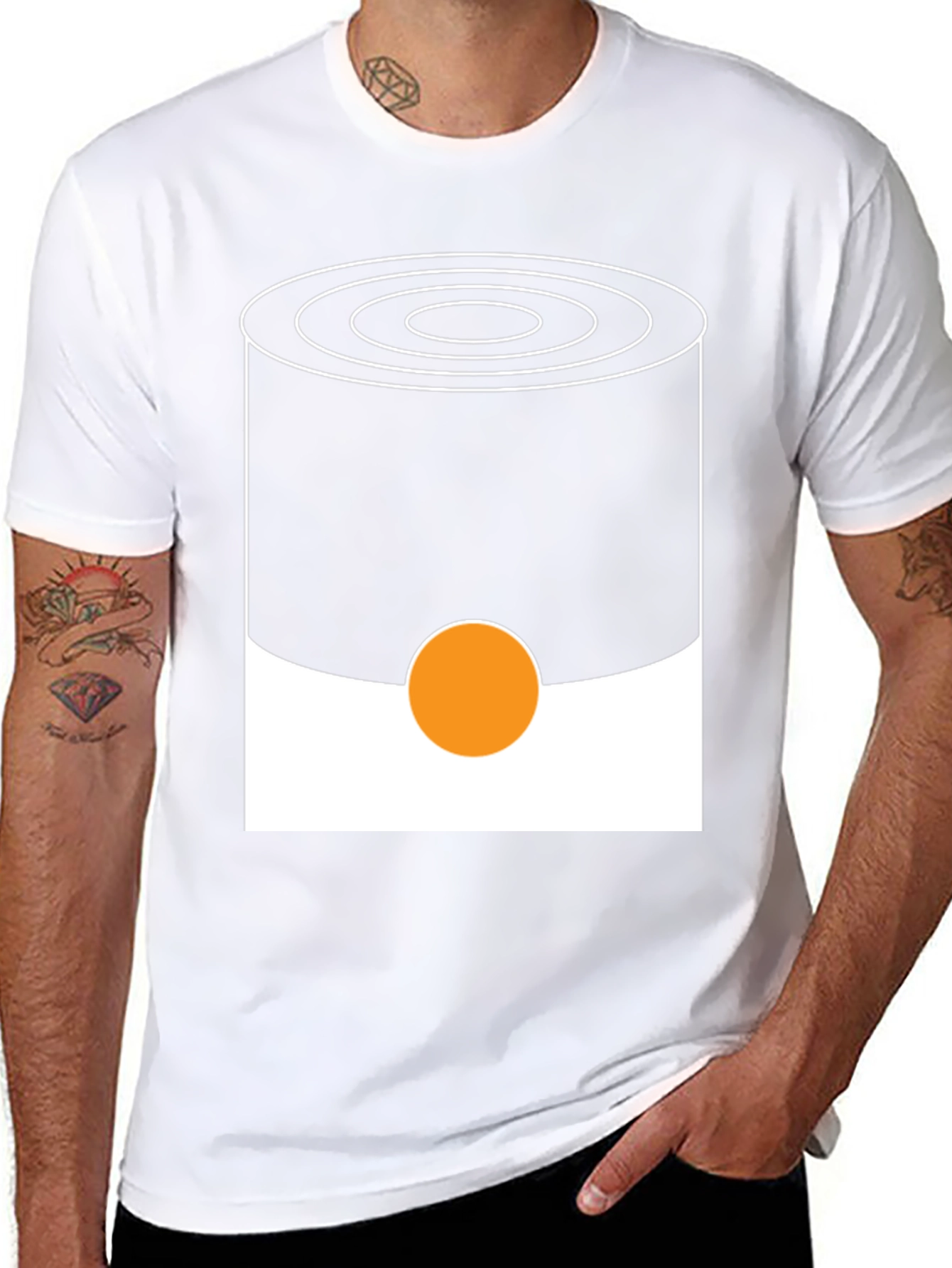 Abstract Can Graphic Tee