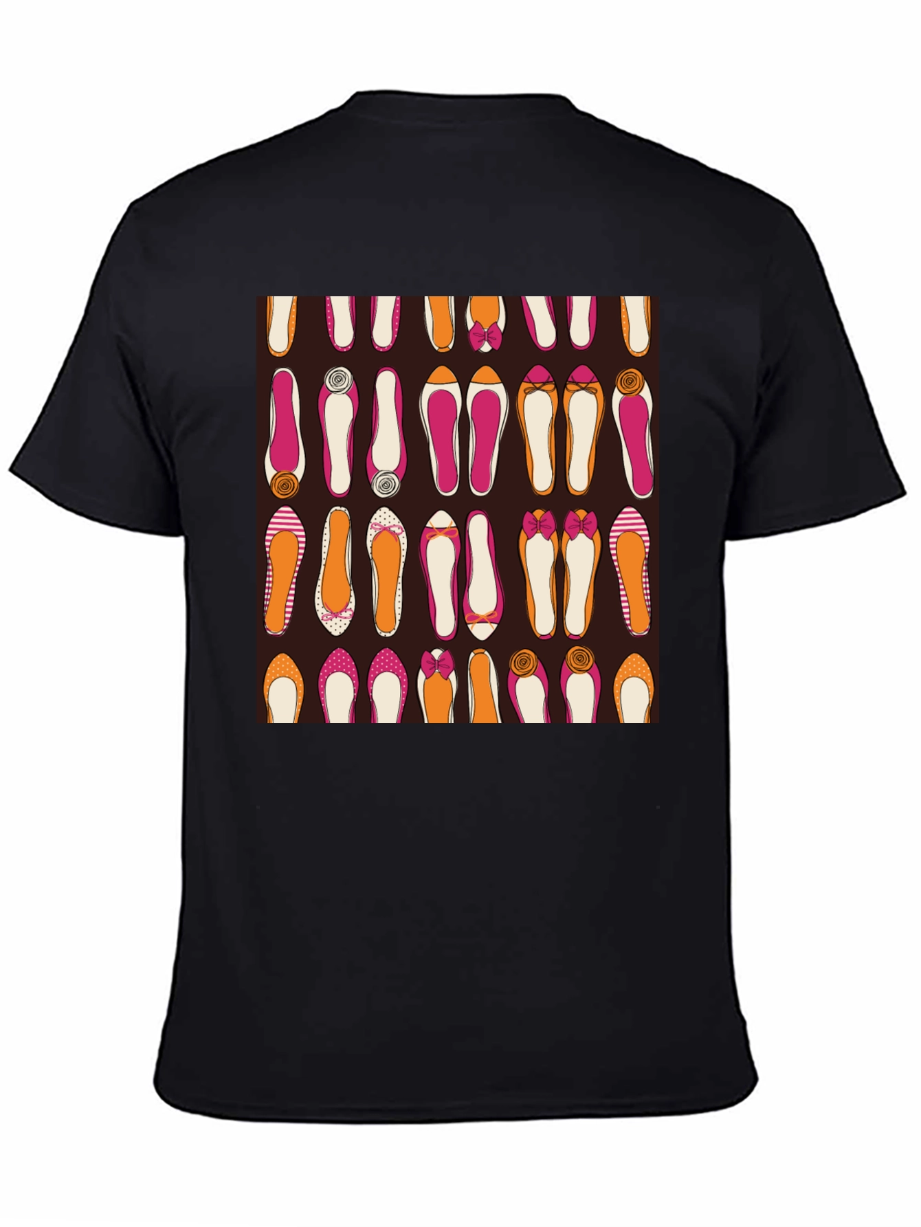 Stylish Shoes Pattern Graphic Tee