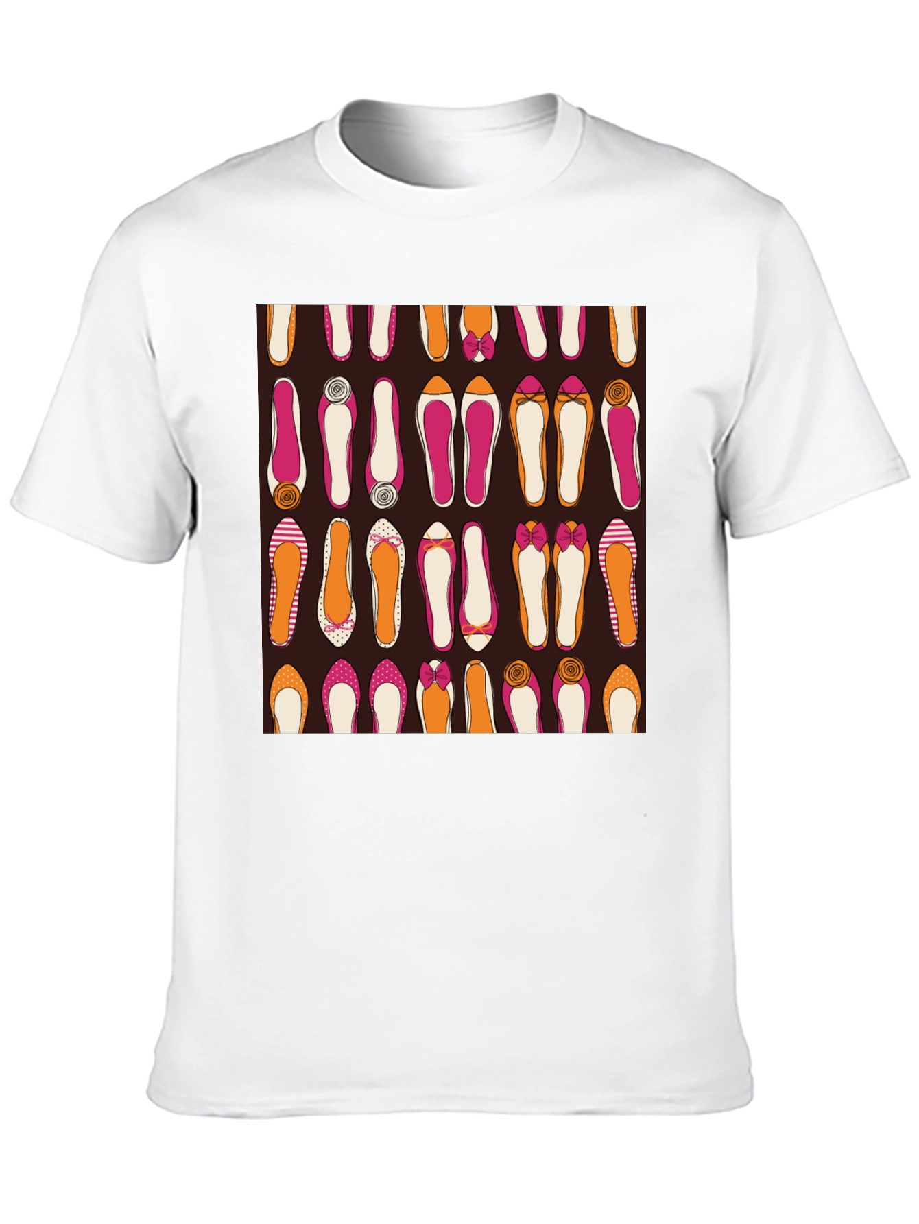 Stylish Shoes Pattern Graphic Tee