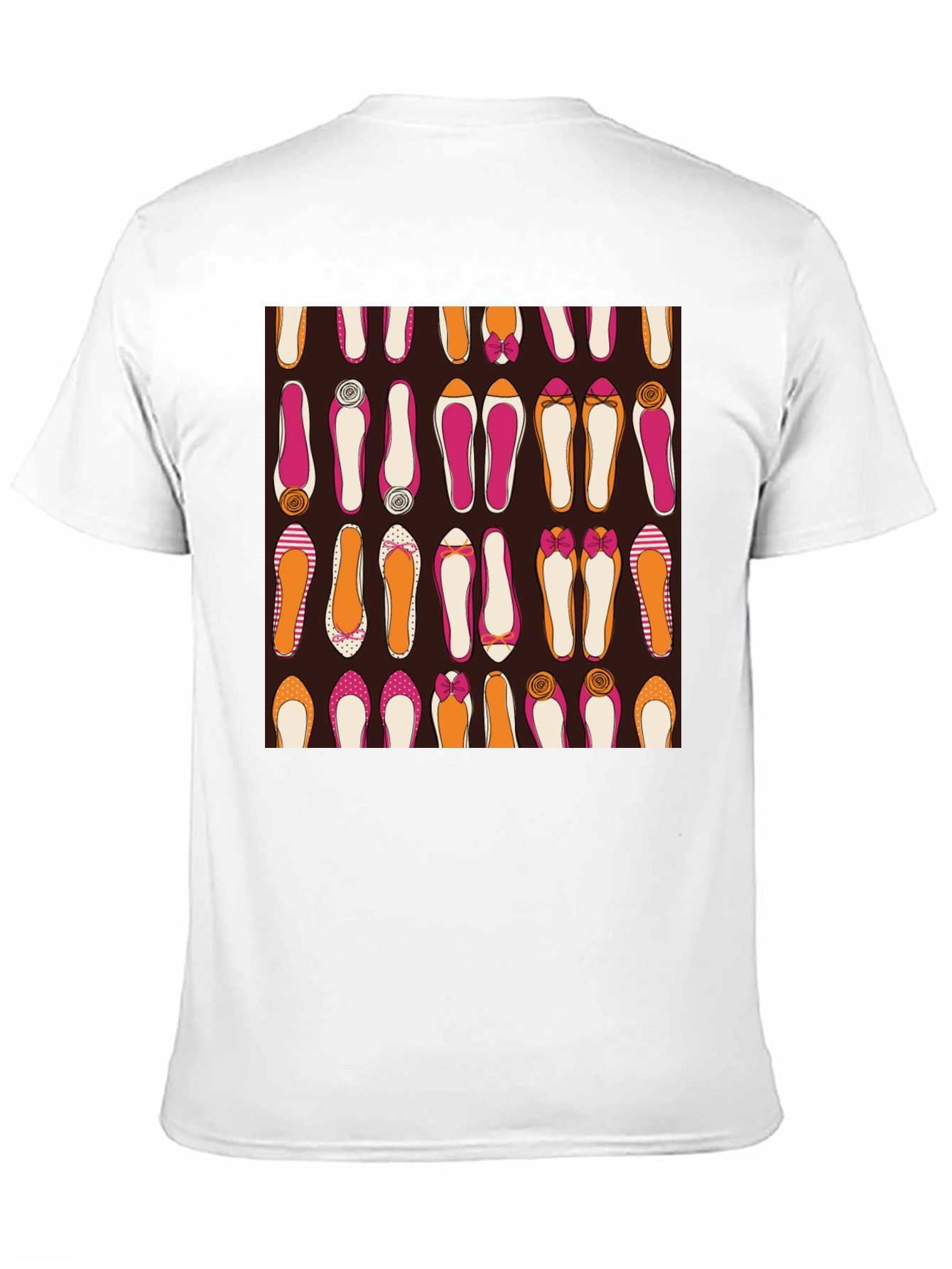 Stylish Shoes Pattern Graphic Tee