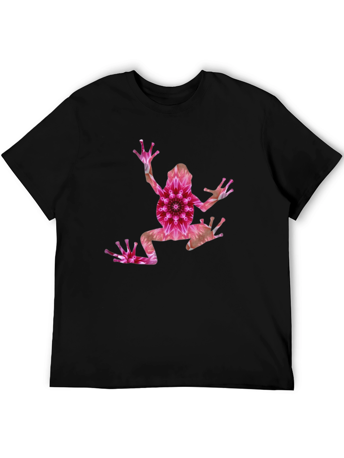 Floral Frog Graphic T-Shirt - Modern Style
