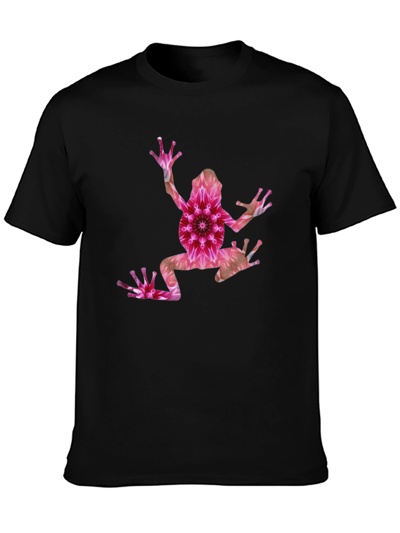 Floral Frog Graphic T-Shirt - Modern Style