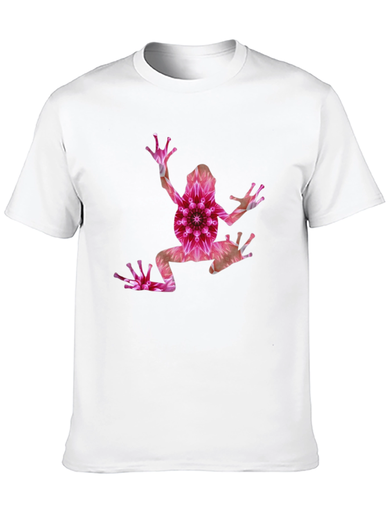 Floral Frog Graphic T-Shirt - Modern Style
