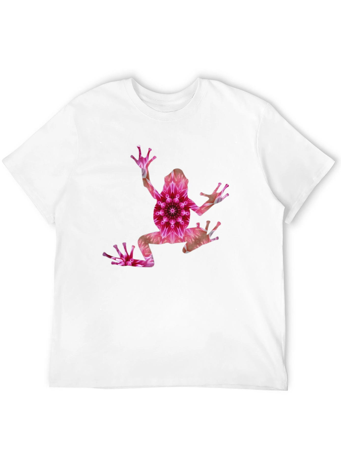 Floral Frog Graphic T-Shirt - Modern Style