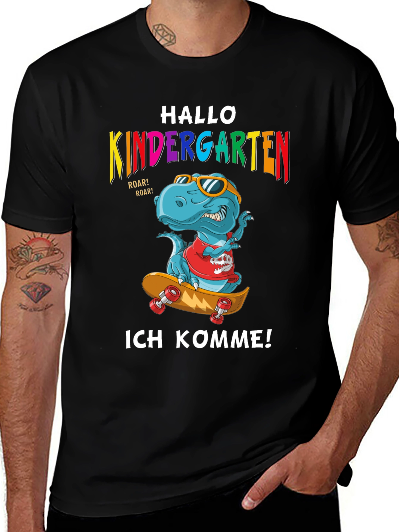 Dino Kindergarten T-Shirt - Back to School
