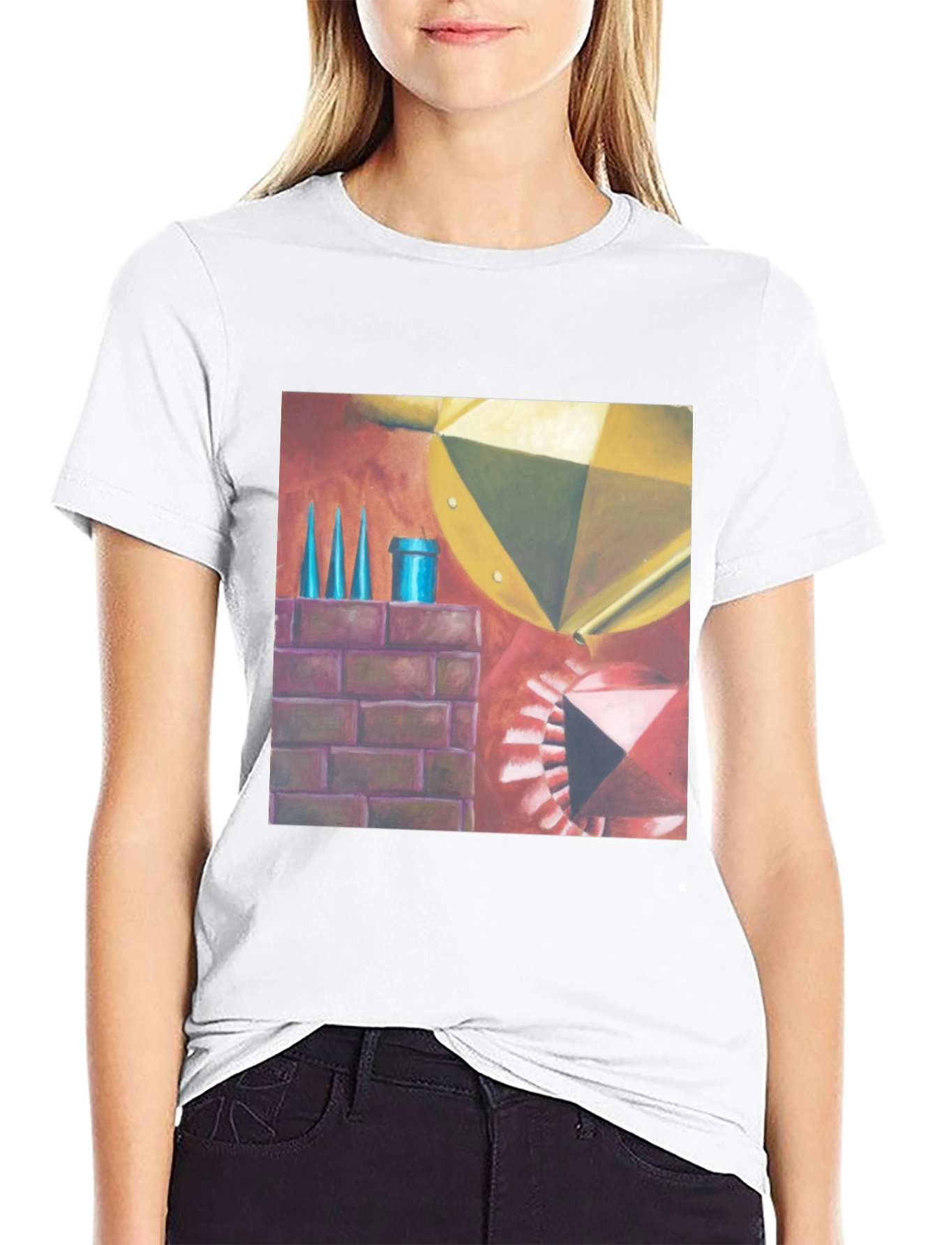 Geometric Art T-Shirt - Abstract Design Tee
