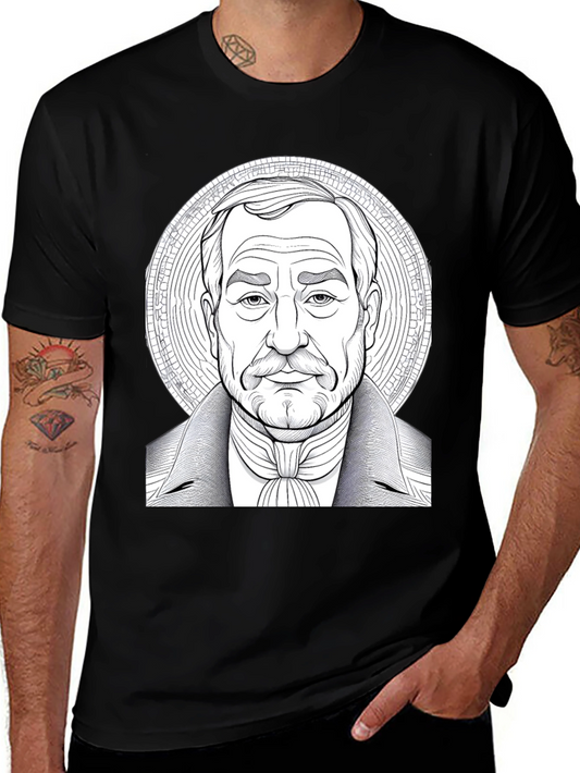 Distinguished Gentleman Graphic Tee - Black