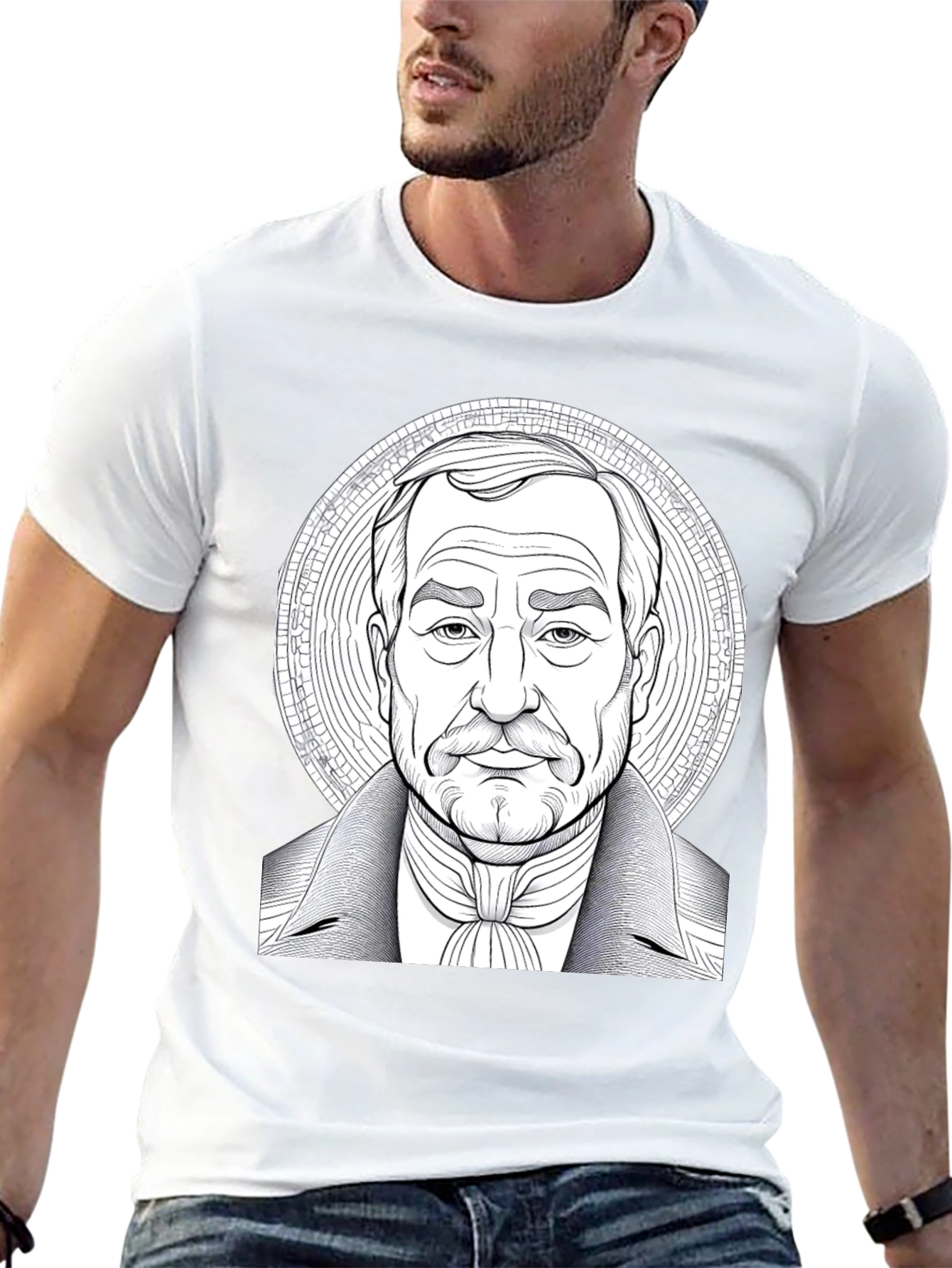 Distinguished Gentleman Graphic Tee - Black