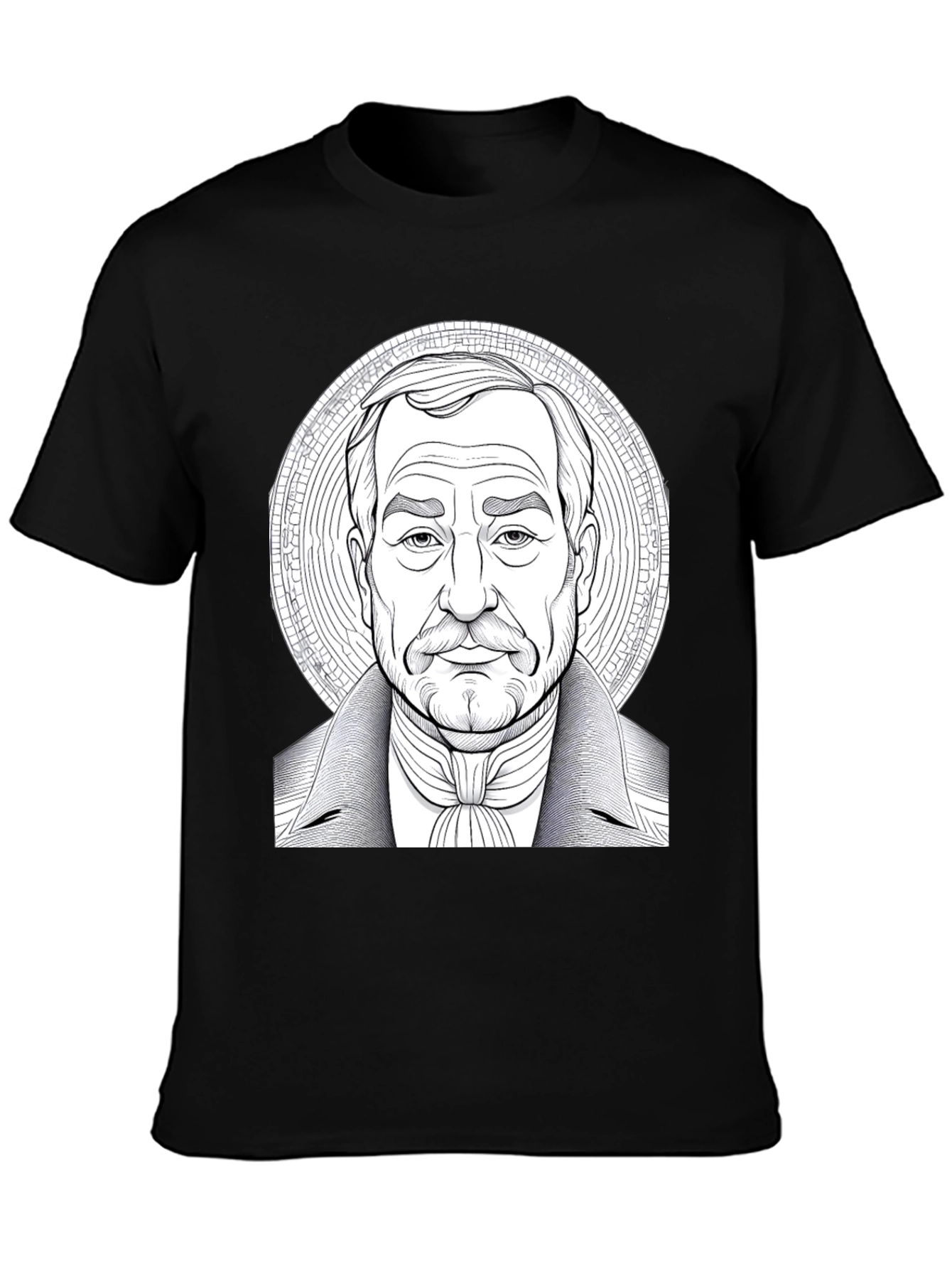 Distinguished Gentleman Graphic Tee - Black