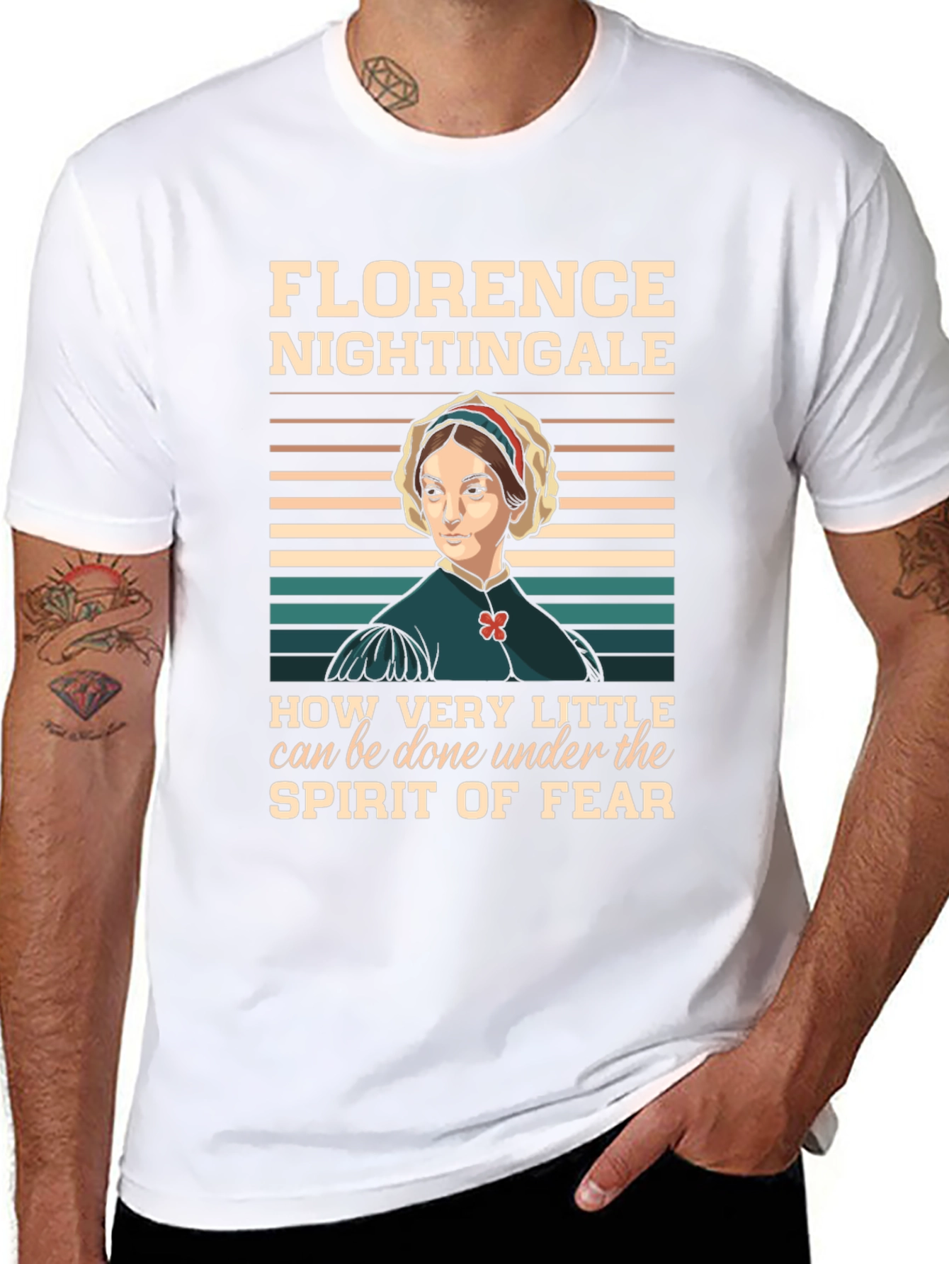 Florence Nightingale T-Shirt - Inspirational Quote Tee