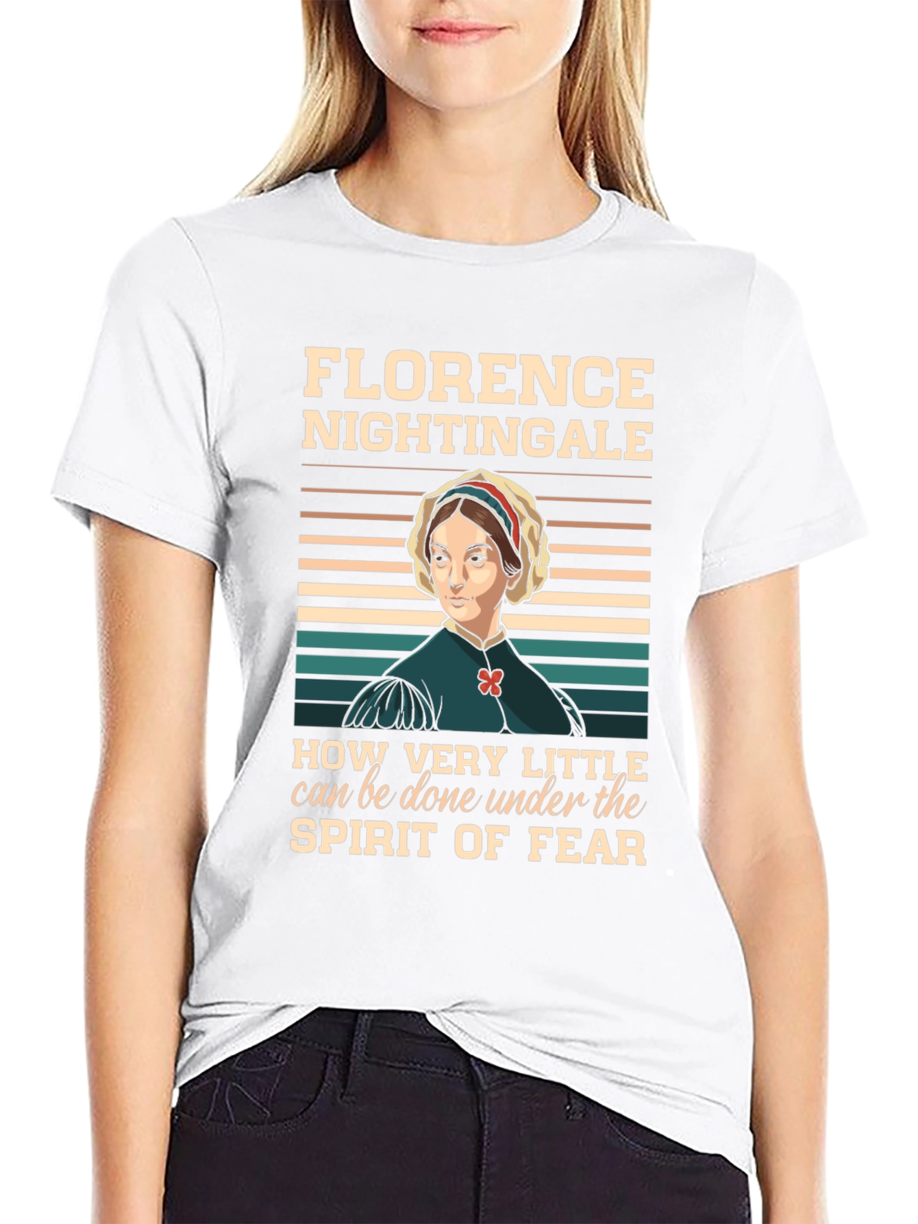 Florence Nightingale T-Shirt - Inspirational Quote Tee