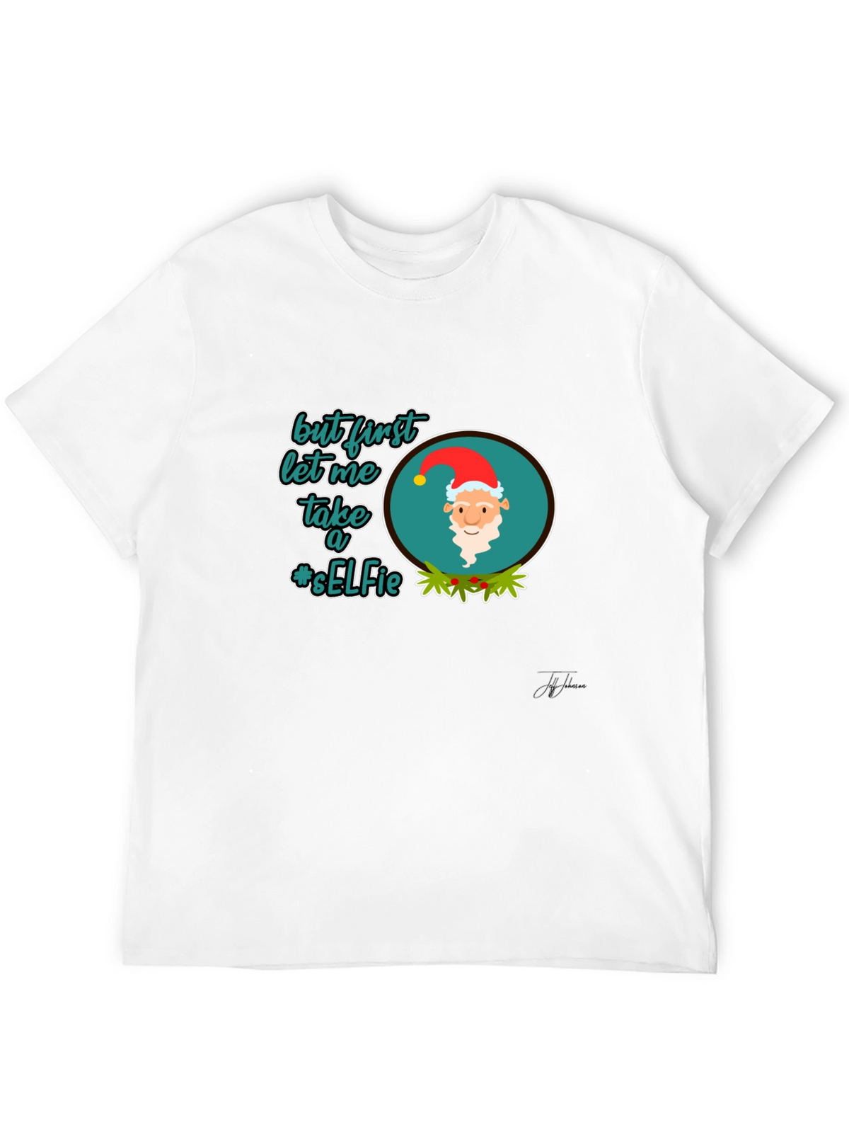 Festive Christmas Selfie T-Shirt