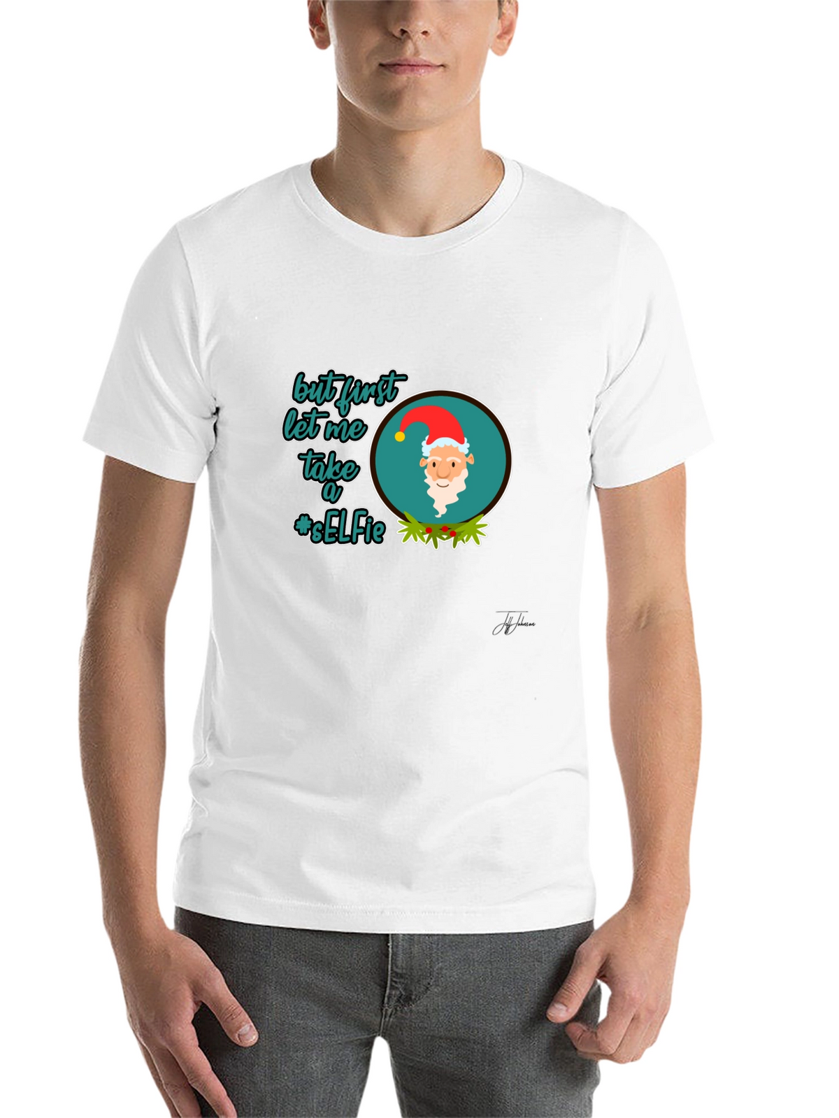 Festive Christmas Selfie T-Shirt