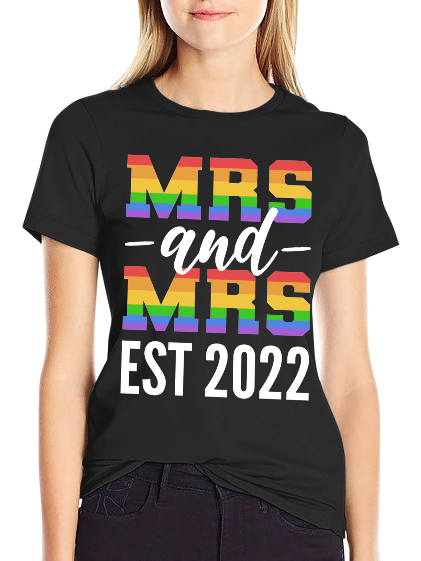 Mrs and Mrs EST 2022 Pride T-Shirt