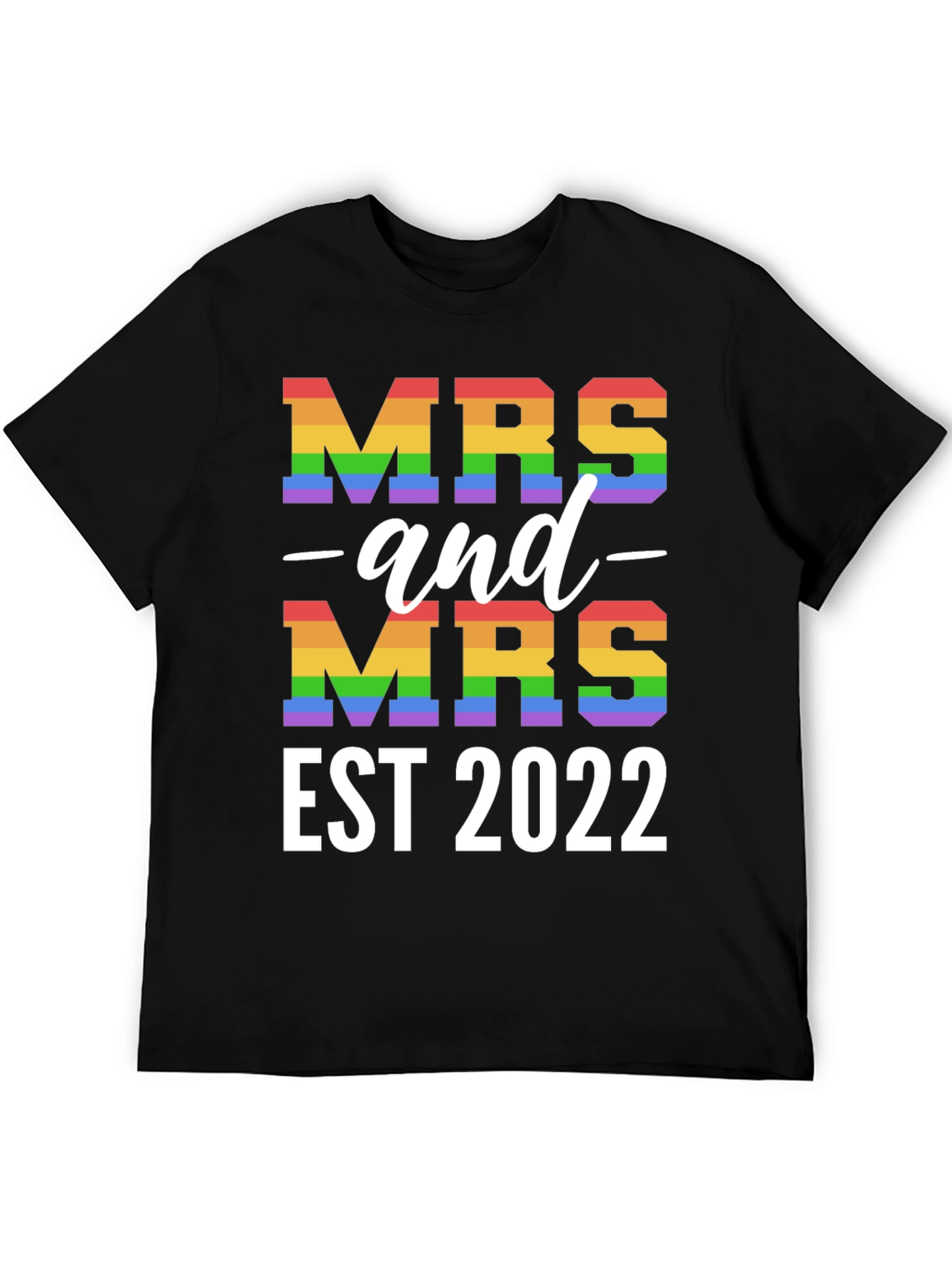 Mrs and Mrs EST 2022 Pride T-Shirt