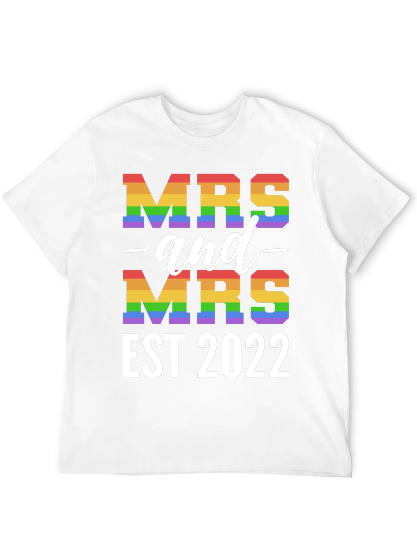 Mrs and Mrs EST 2022 Pride T-Shirt