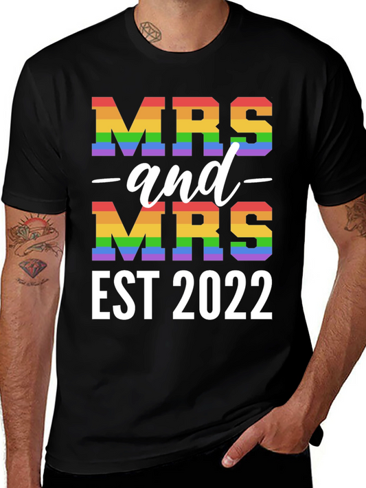 Mrs and Mrs EST 2022 Pride T-Shirt