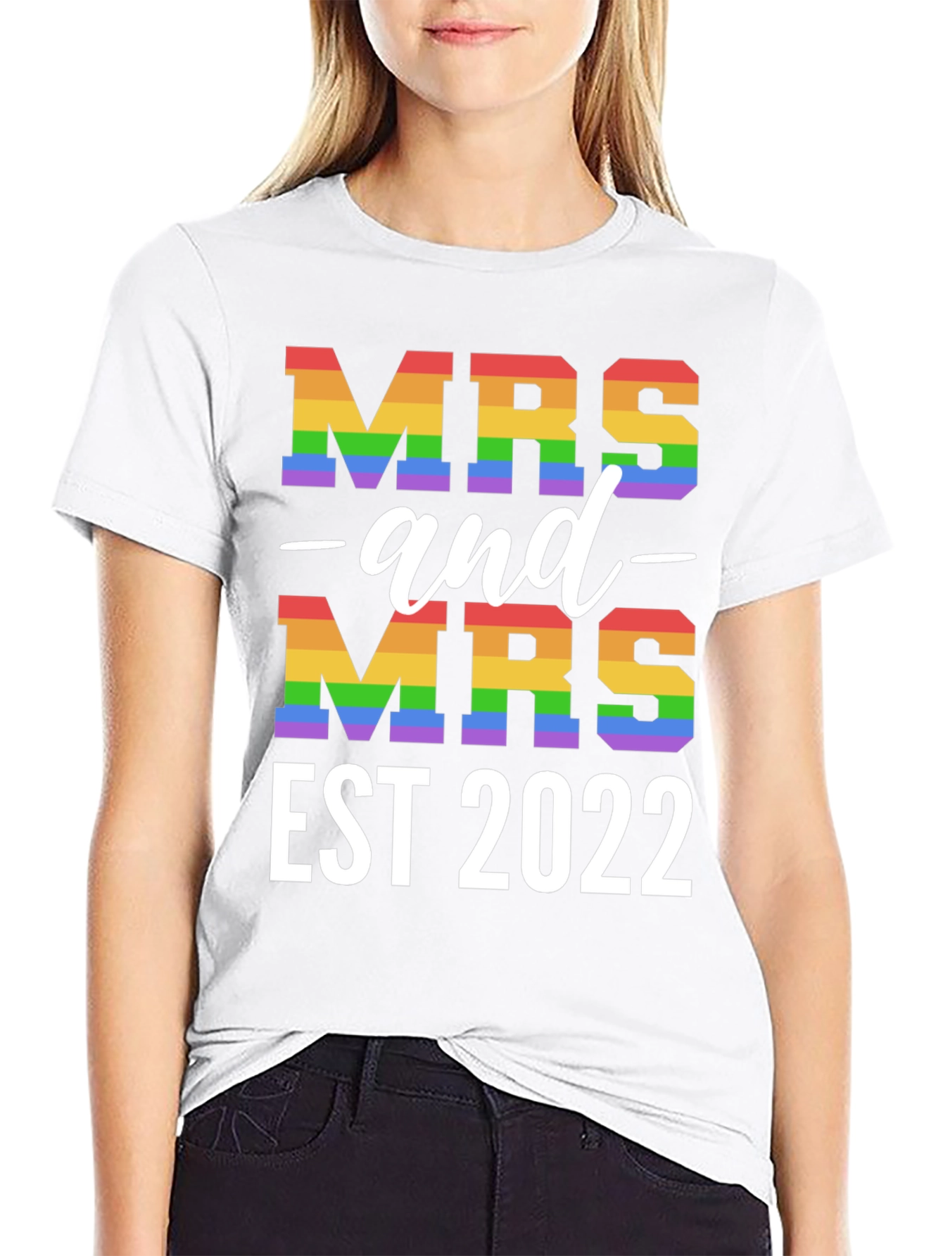 Mrs and Mrs EST 2022 Pride T-Shirt